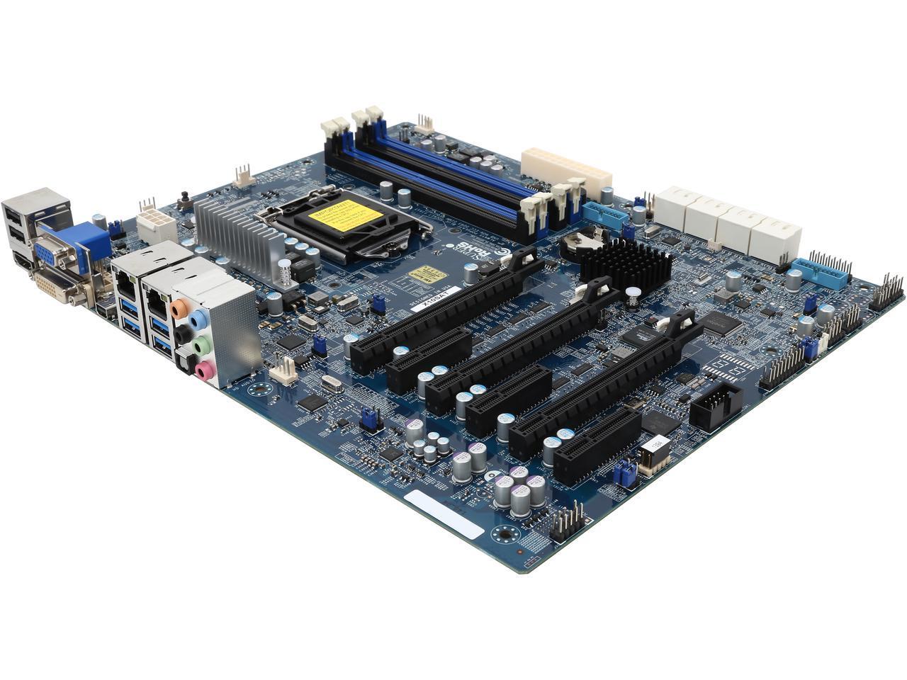 Supermicro X10SAT Intel C226 Express PCH Xeon E3-1200 v3/ 4th Gen Core i7/i5/i3/ Pentium/ Celeron Processors Support Single Socket H3 LGA-1150 ATX Workstation Motherboard
