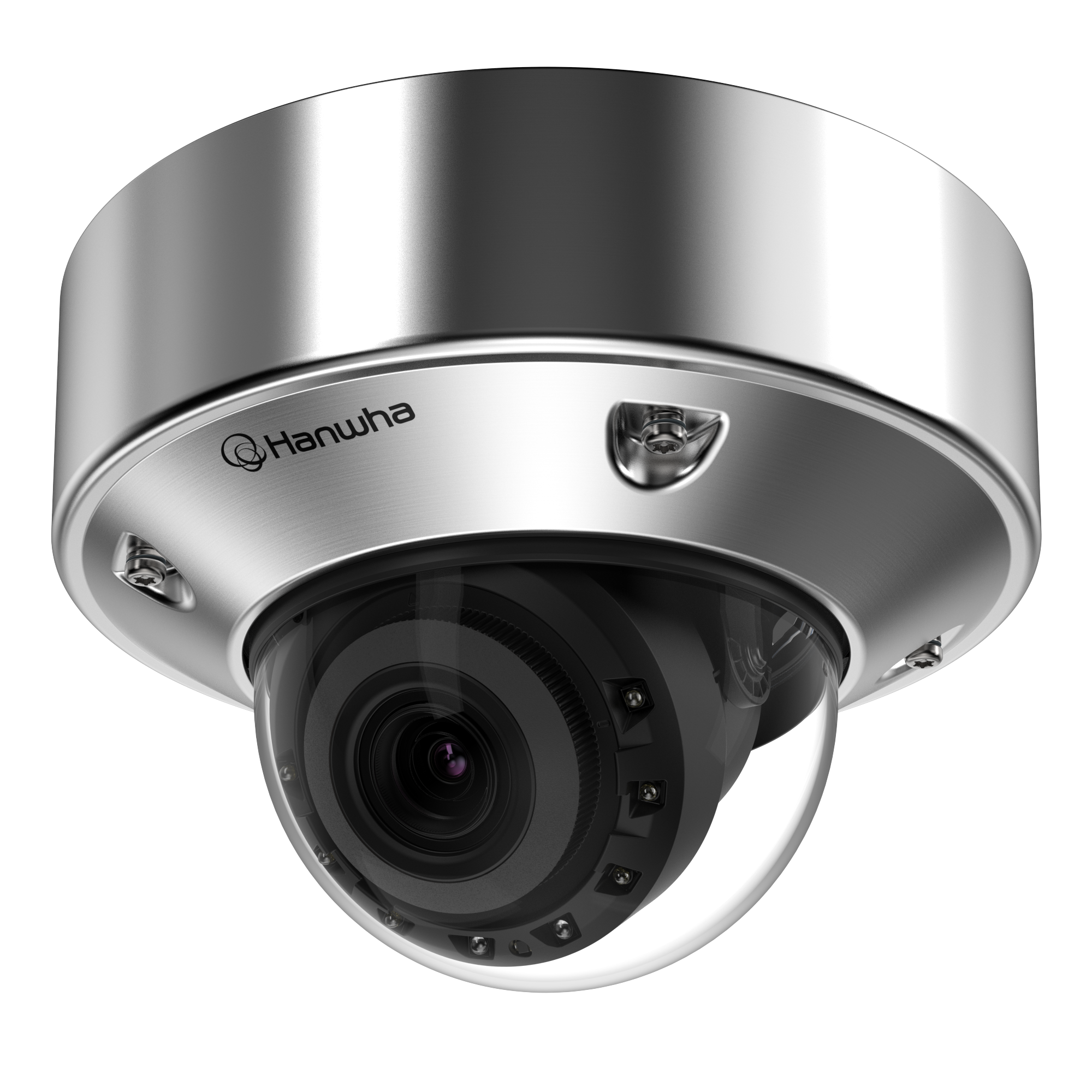 Hanwha XNV-A8084RS 5MP IR Stainless Steel AI Camera
