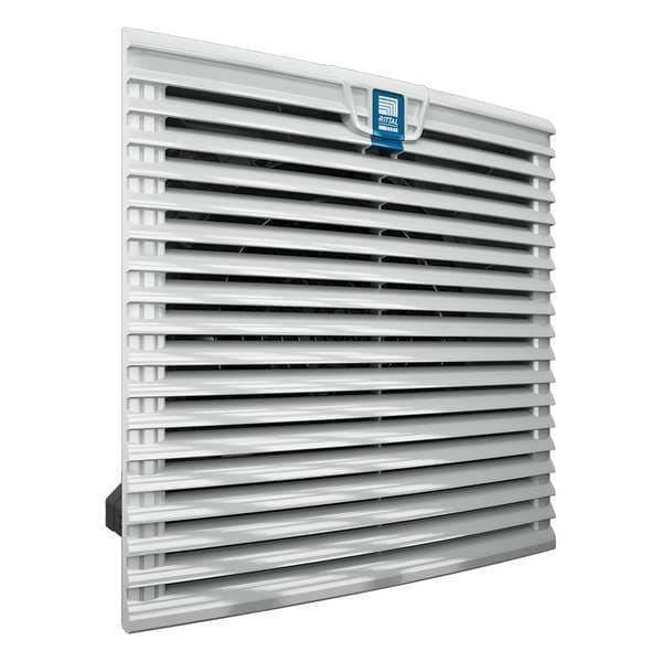 Axial Fan, Square, 24V DC, PBT Plastic, 4 5/8 in W.