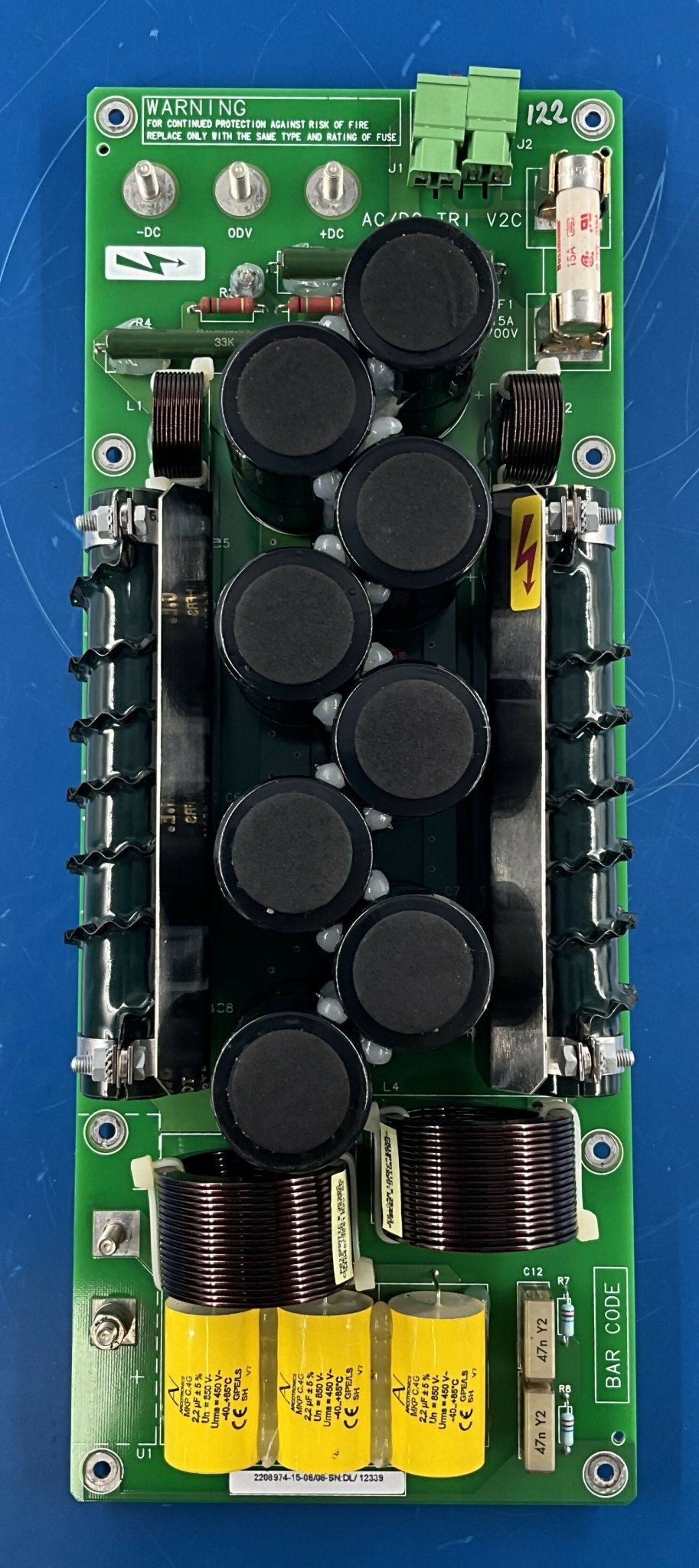 AC/DC TRI V2C BOARD NEW (2208974-15 (08/08 GE