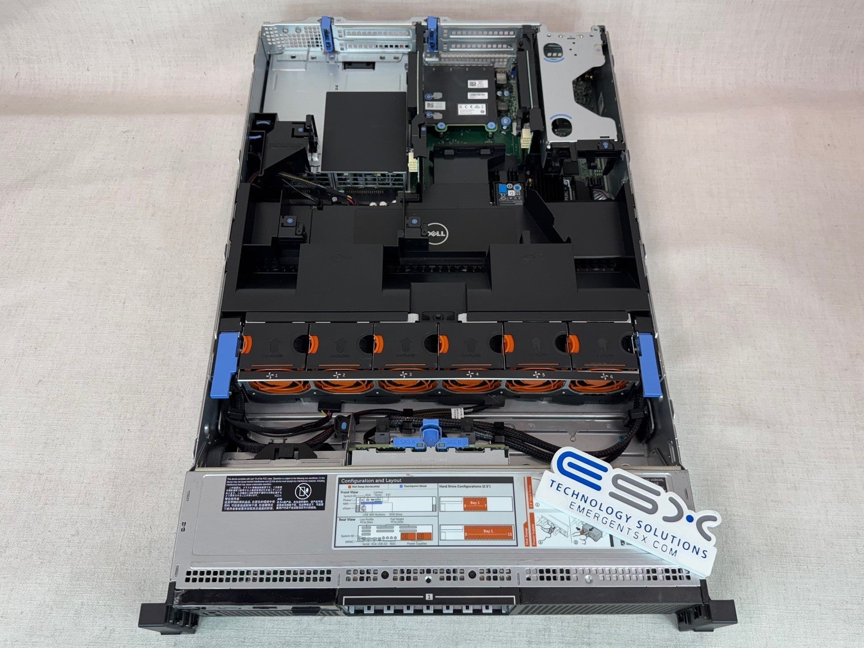 Dell PowerEdge R730 8x 2.5” Server 2x 22C E5-2699v4 2.2GHz, 128GB RAM, PERC H730