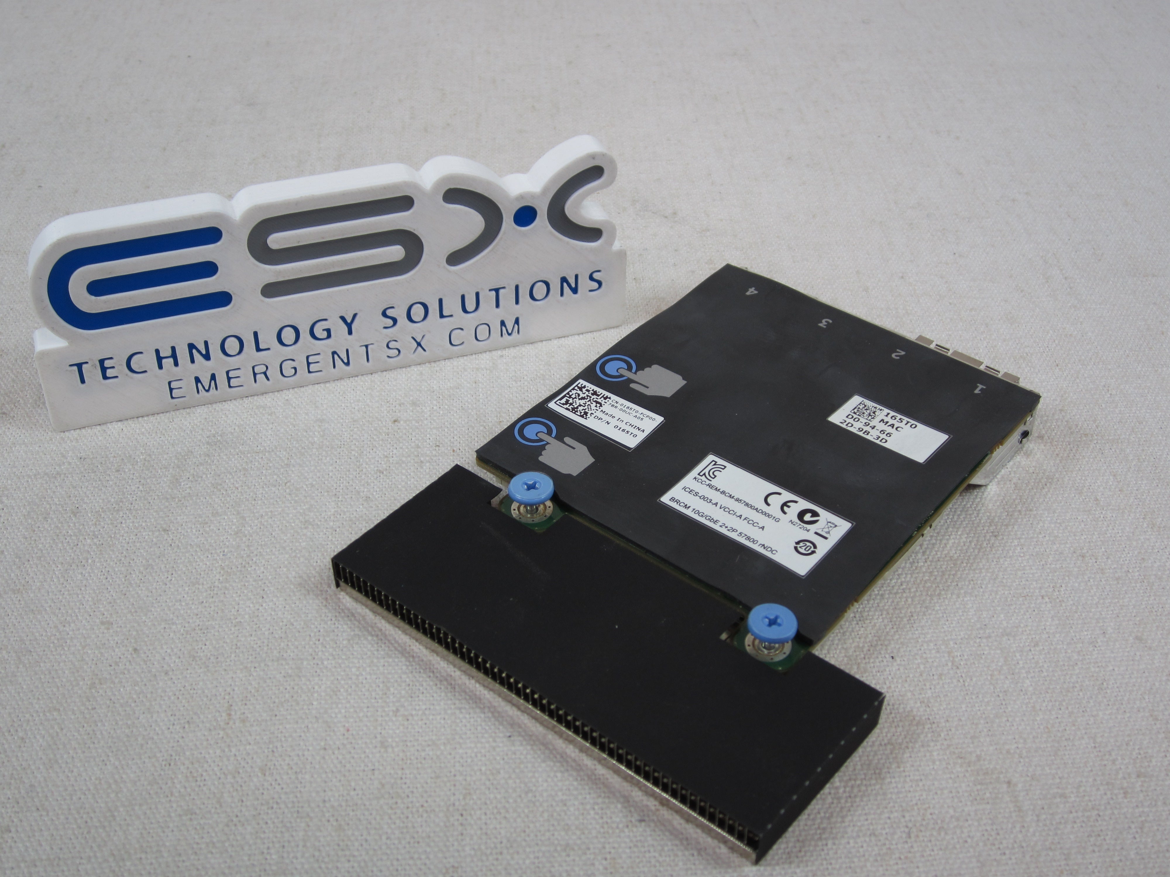 Dell 165T0 Broadcom 57800S 2x GbE & 2x 10G SFP+ Network Daughter Card
