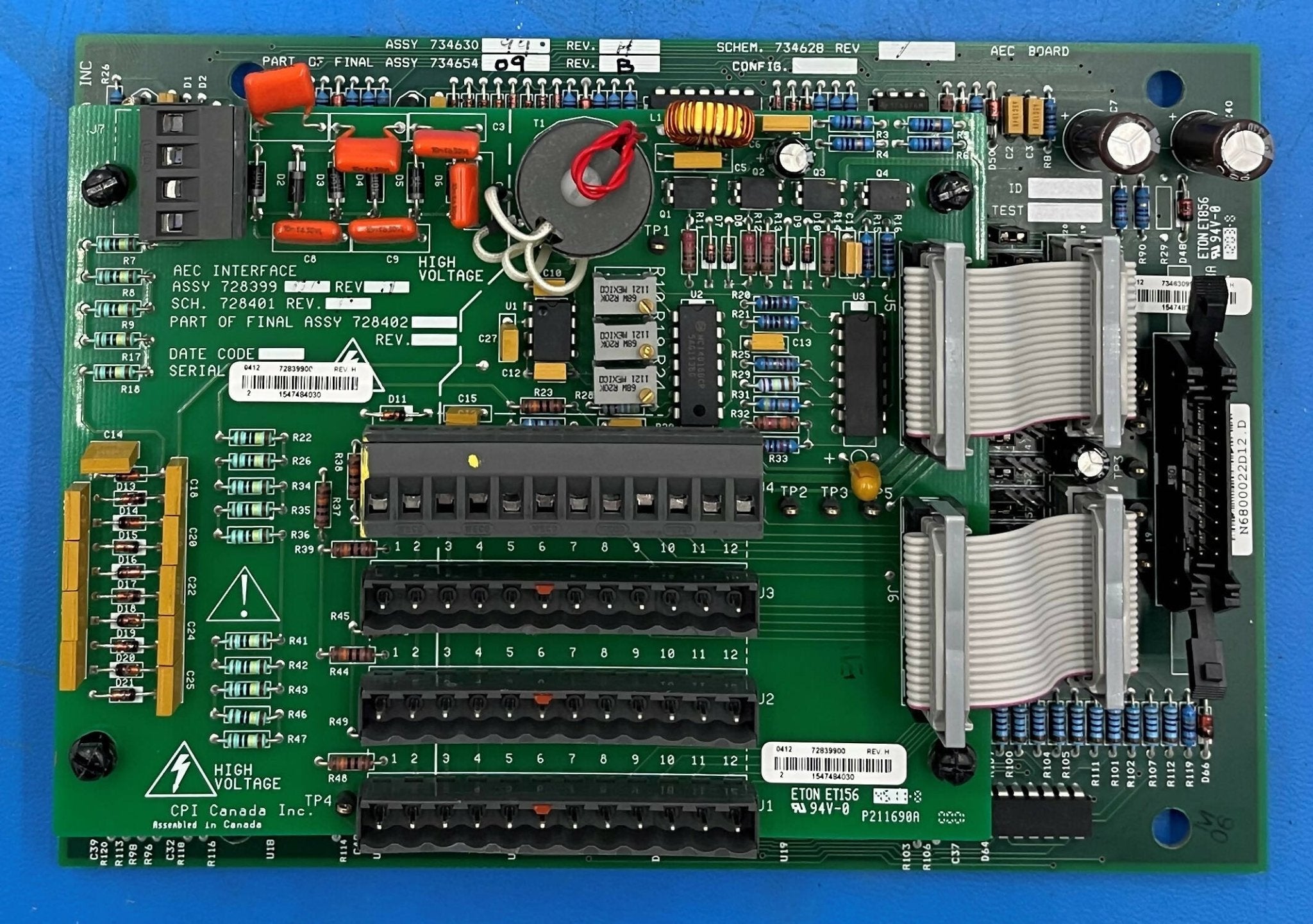 AEC Board and Interface Board (734654-09/728402/734654-82 CPI