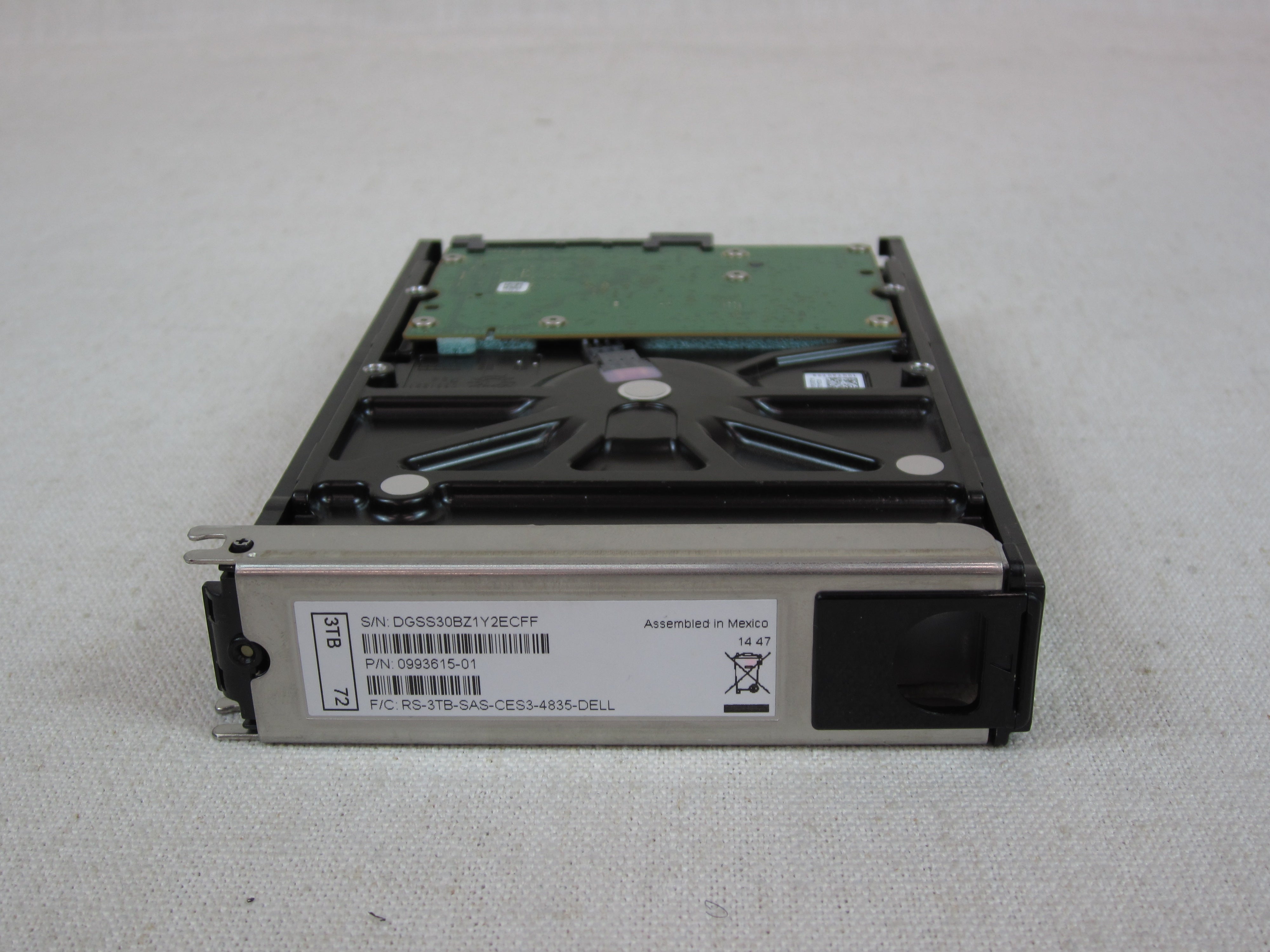 Dell EqualLogic 3TB 7.2K 6Gb/s 3.5" SAS Hard Drive 4CMD9 / ST3000NM0023 PS6500