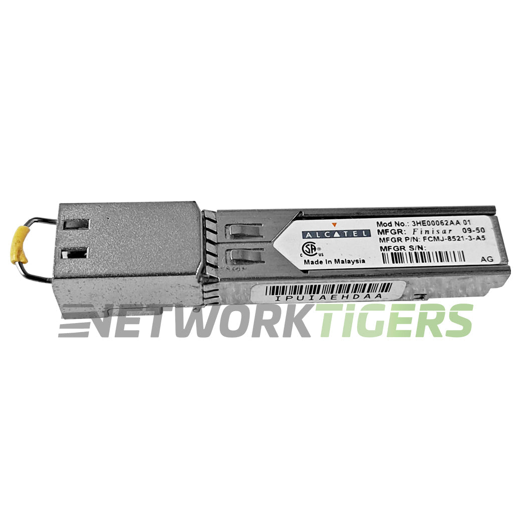 Alcatel 3HE00062AA-01 1GB BASE-TX FCMJ-8521-3-A5 SFP Transceiver