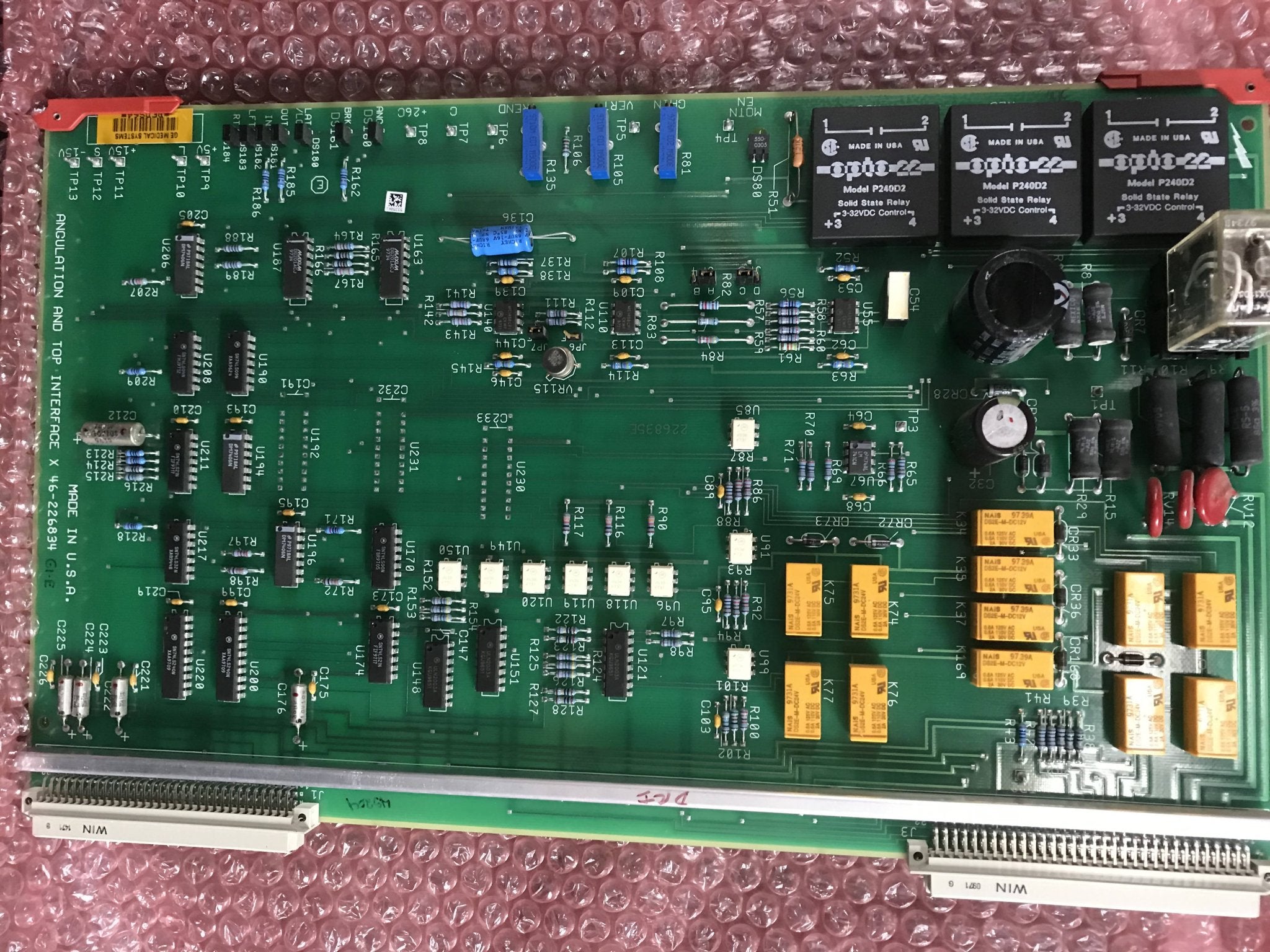 Angulation and Top Interface (46-226834 G1-E GE Advantx