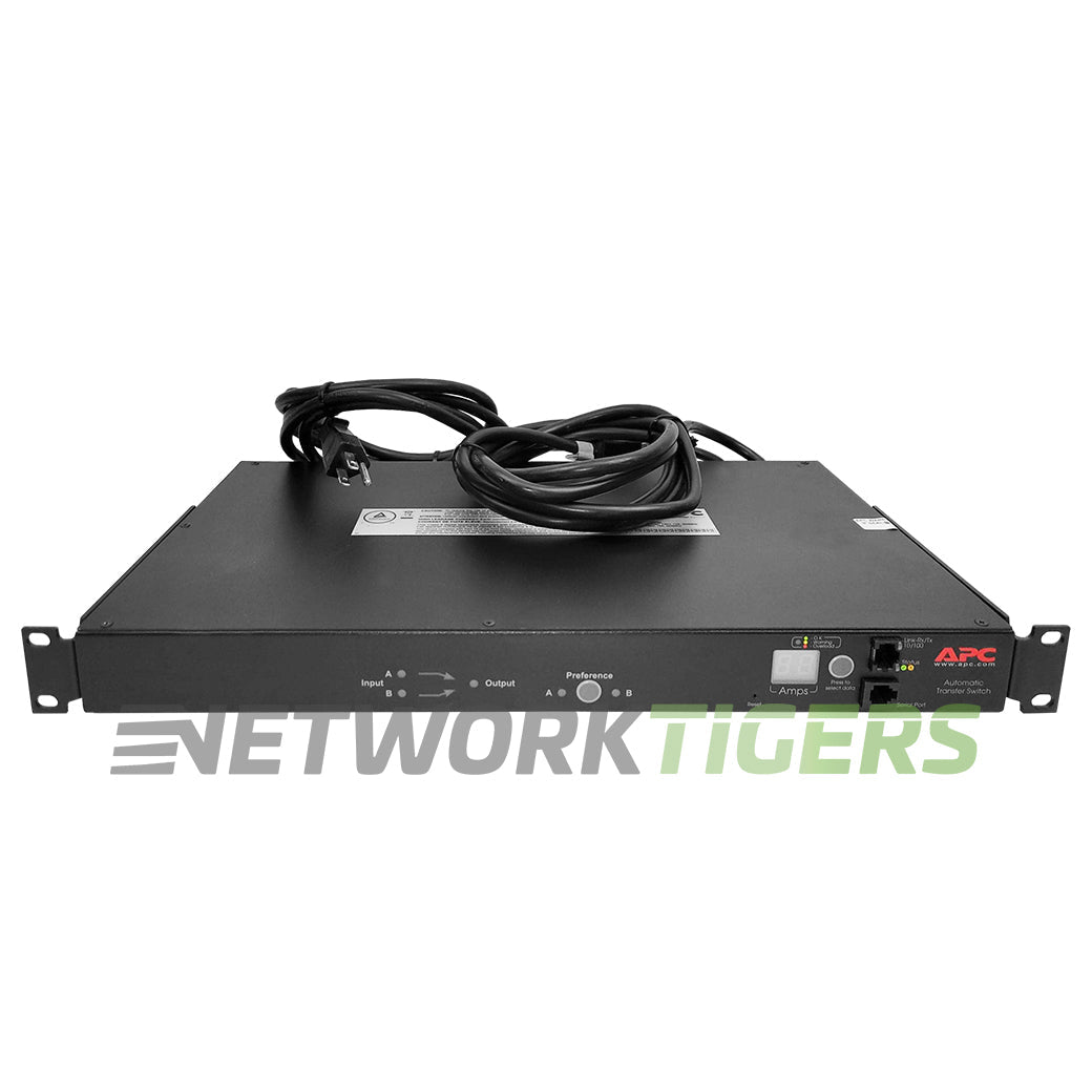 NEW APC AP7750 120V 15A 8x NEMA 5-15R Rack Mount Automatic Transfer Switch