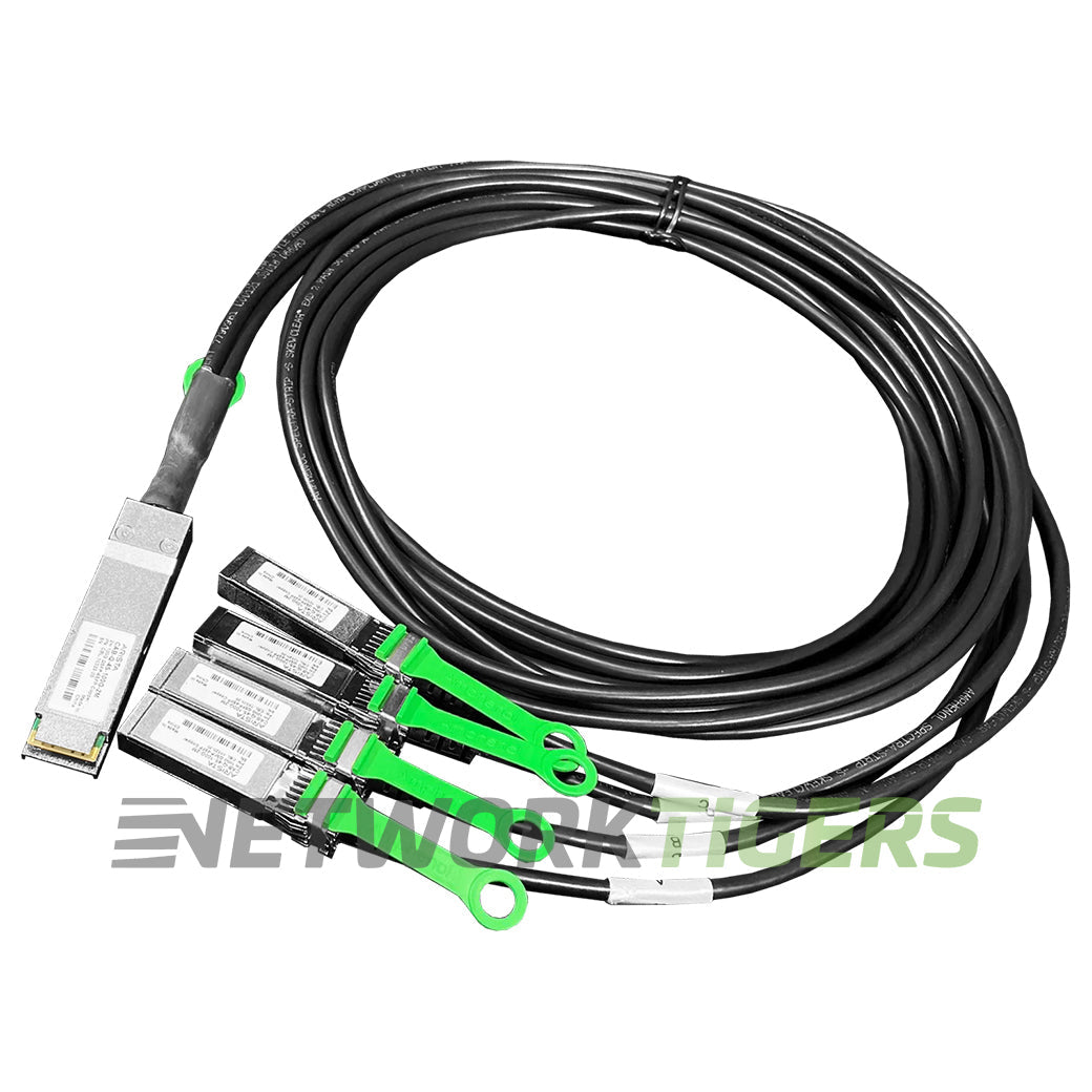 NEW Arista CAB-Q-4S-100G-2M 2m 100GB QSFP28 to 4x 25GB SFP28 DA Breakout Cable