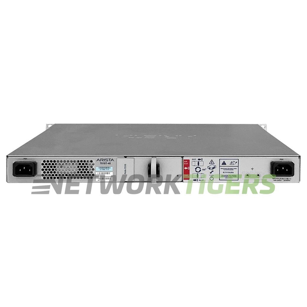 NEW Arista DCS-7010T-48-F 48x 1GB RJ45 4x 10GB SFP+ Front-to-Back Air Switch