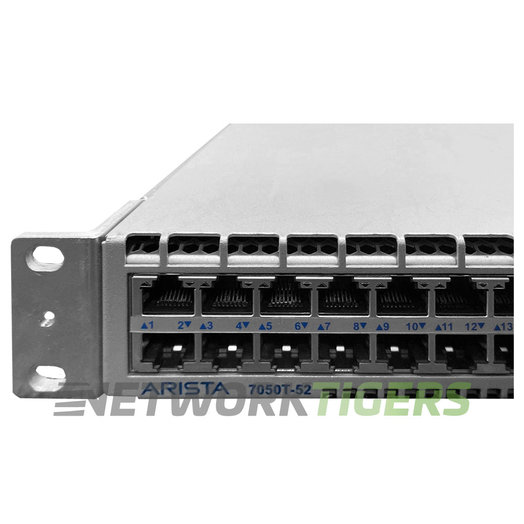 Arista DCS-7050T-52-R 48x 10GB Copper 4x 10GB SFP+ Back-to-Front Airflow Switch