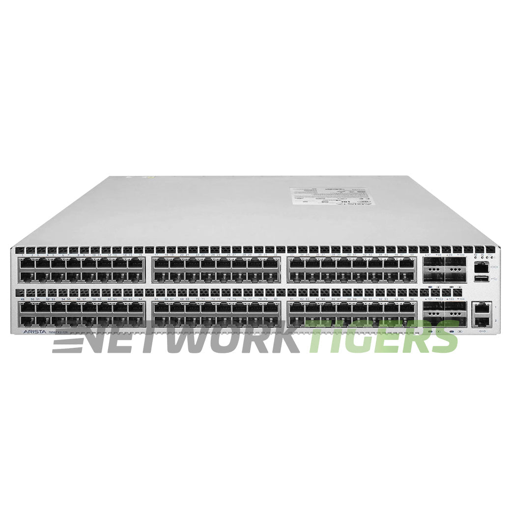 NEW Arista DCS-7050TX-128-R 96x 10GB Copper 8x 40GB QSFP+ B-F Airflow Switch