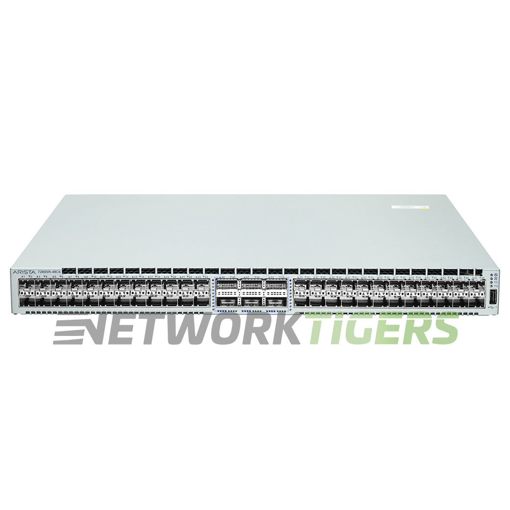 NEW Arista DCS-7280TR-48C6-R 48x 10GB Copper 6x 100GB QSFP28 B-F Airflow Switch
