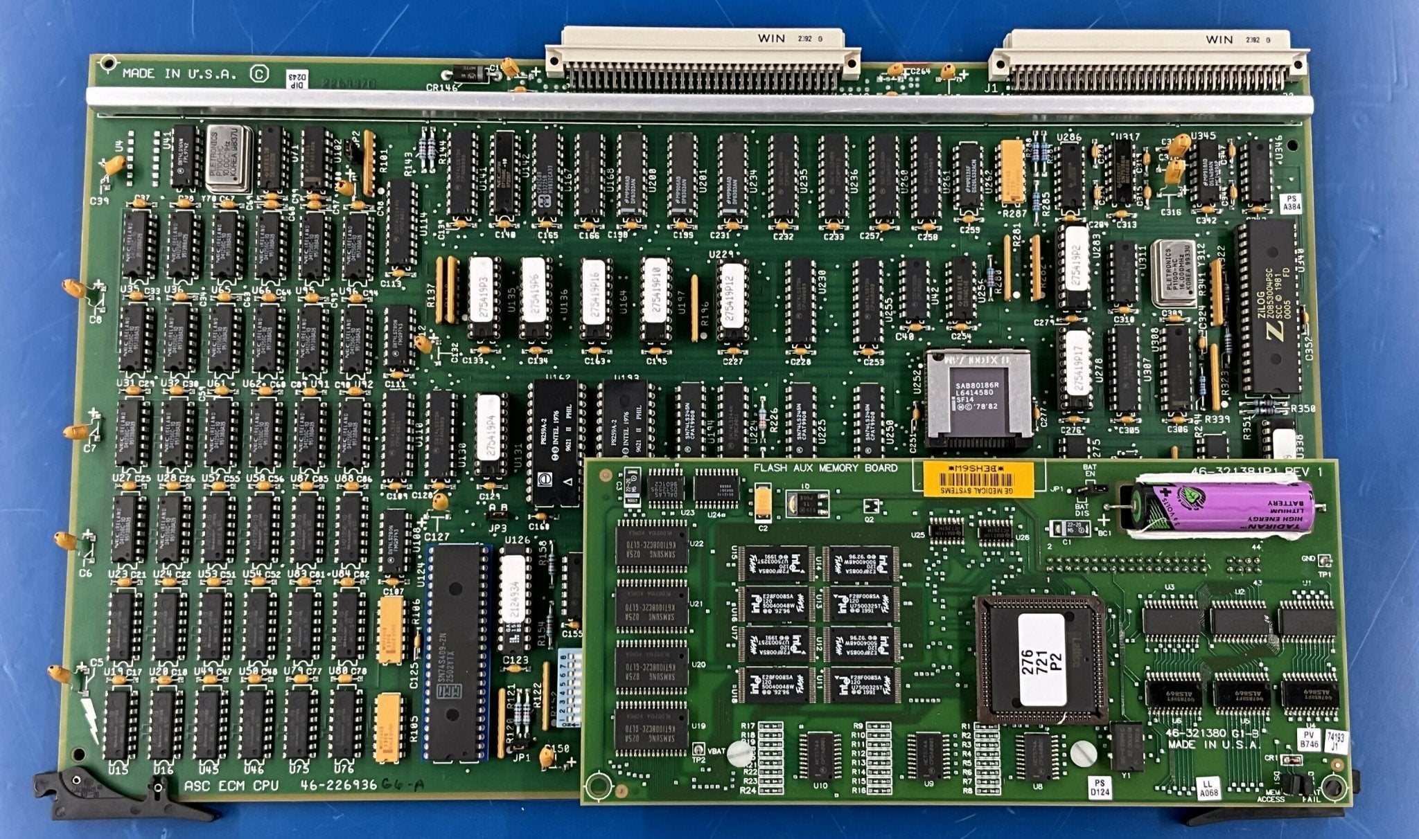 ASC ECM CPU Board W/Flash AUX Memory (46-226936G6-A/46-321380G1-B GE