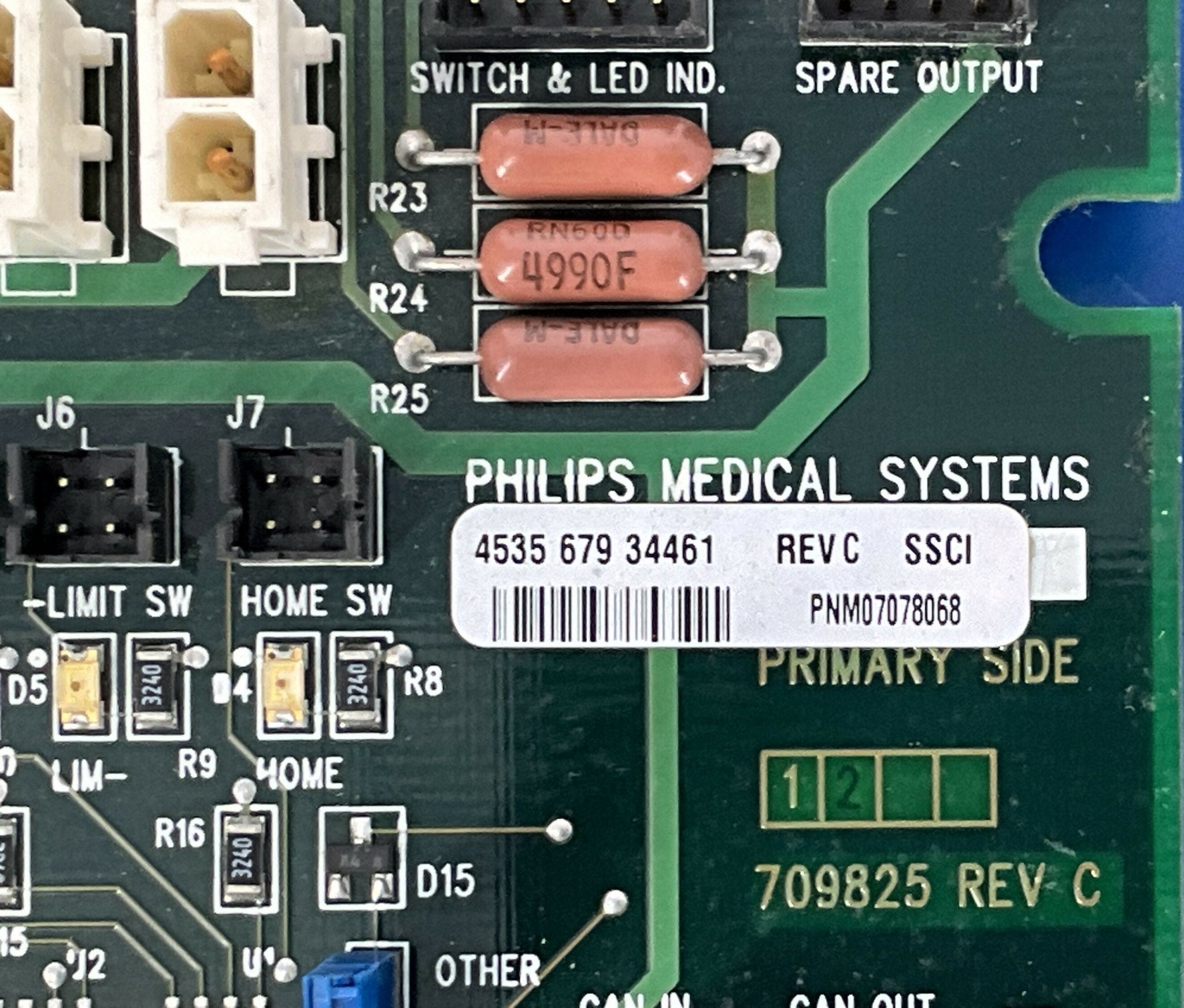 MMI BOARD (TABLE (453567934461 REV C PHILIPS/CT