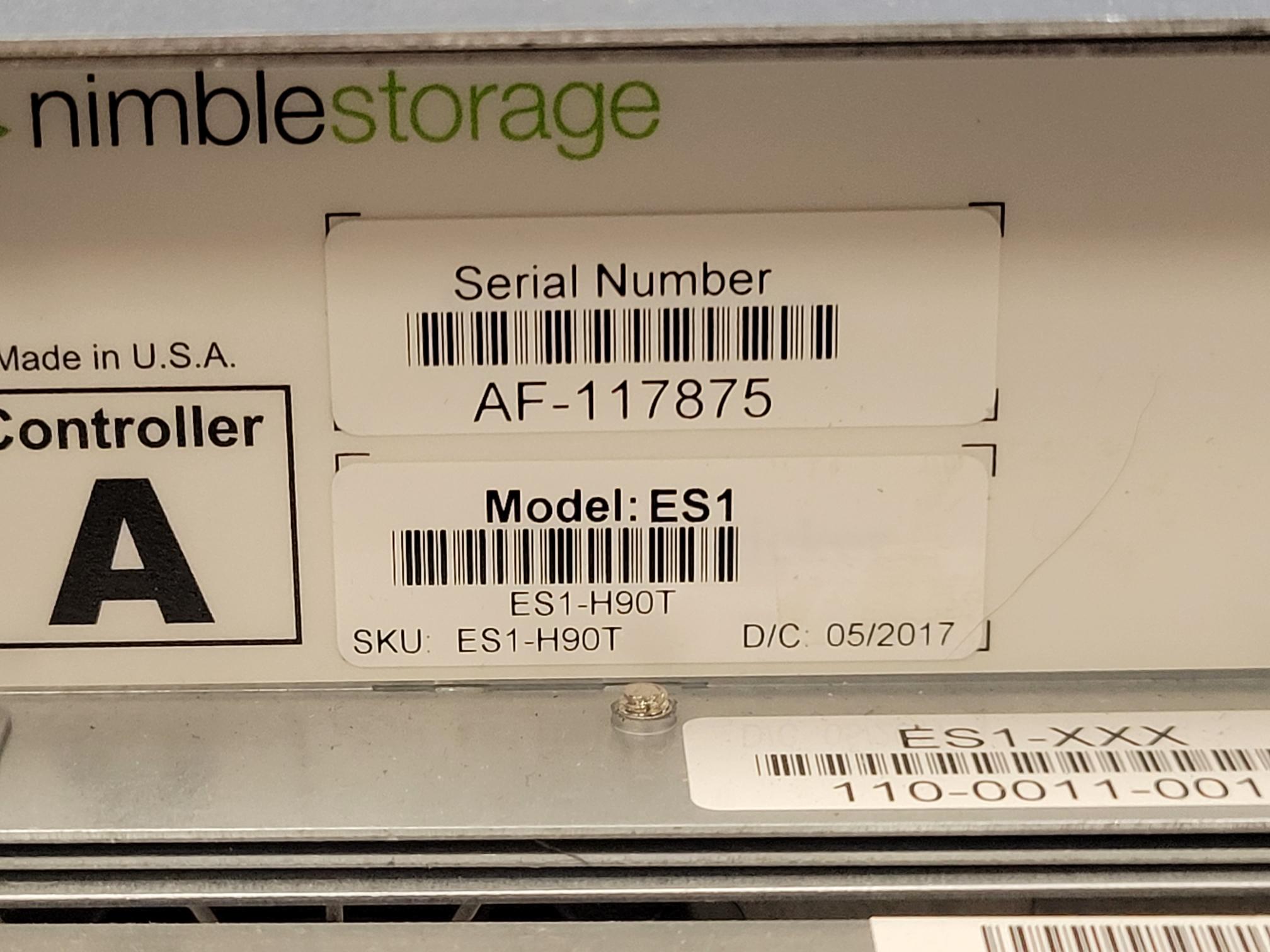 138TB Nimble Storage CS300 & ES1-H90T – 4.3TB Flash, 10Gbe