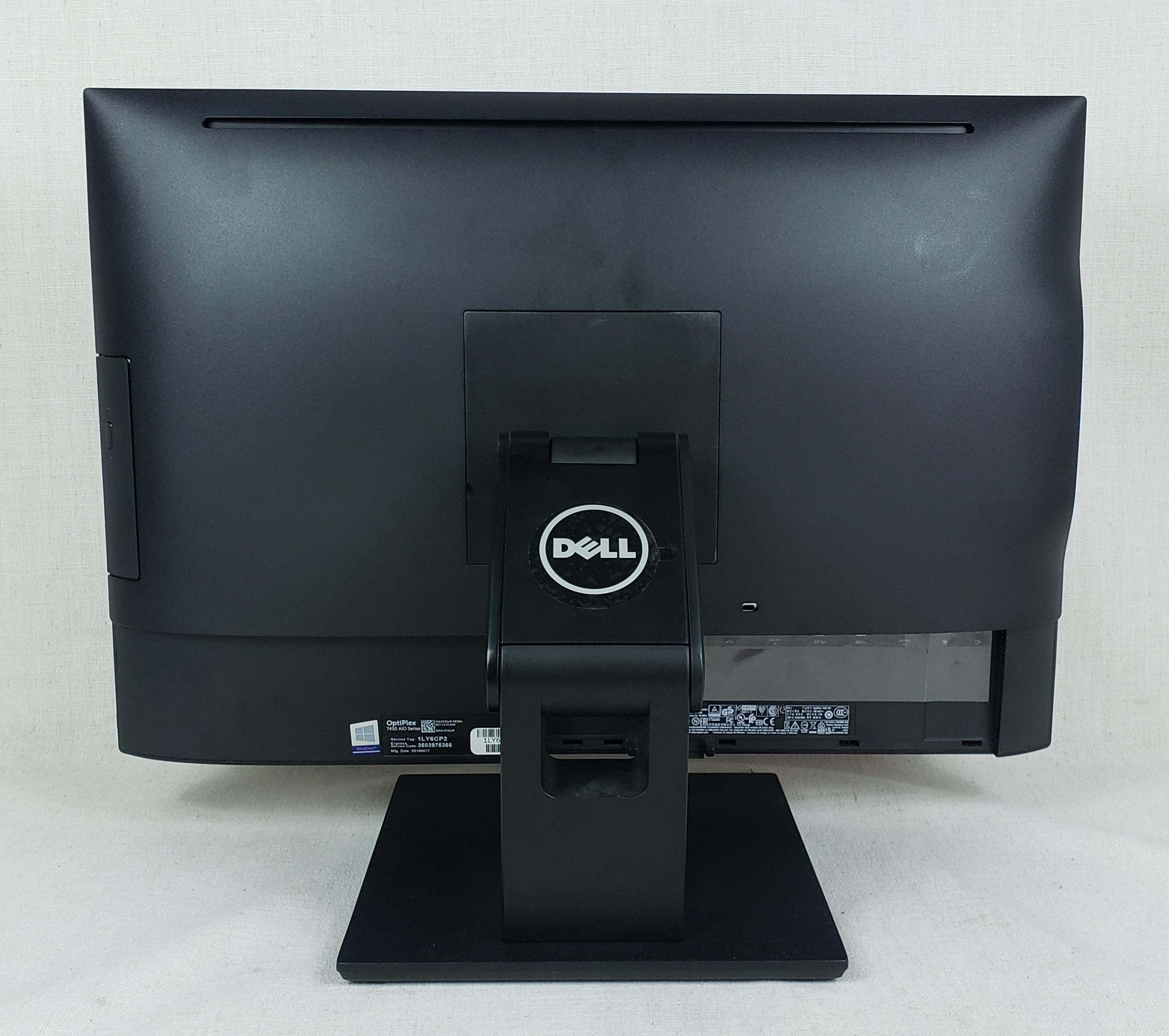 Dell Optiplex 7450 AIO i5-7500 16GB 500GB Windows 10 Pro cracked stands