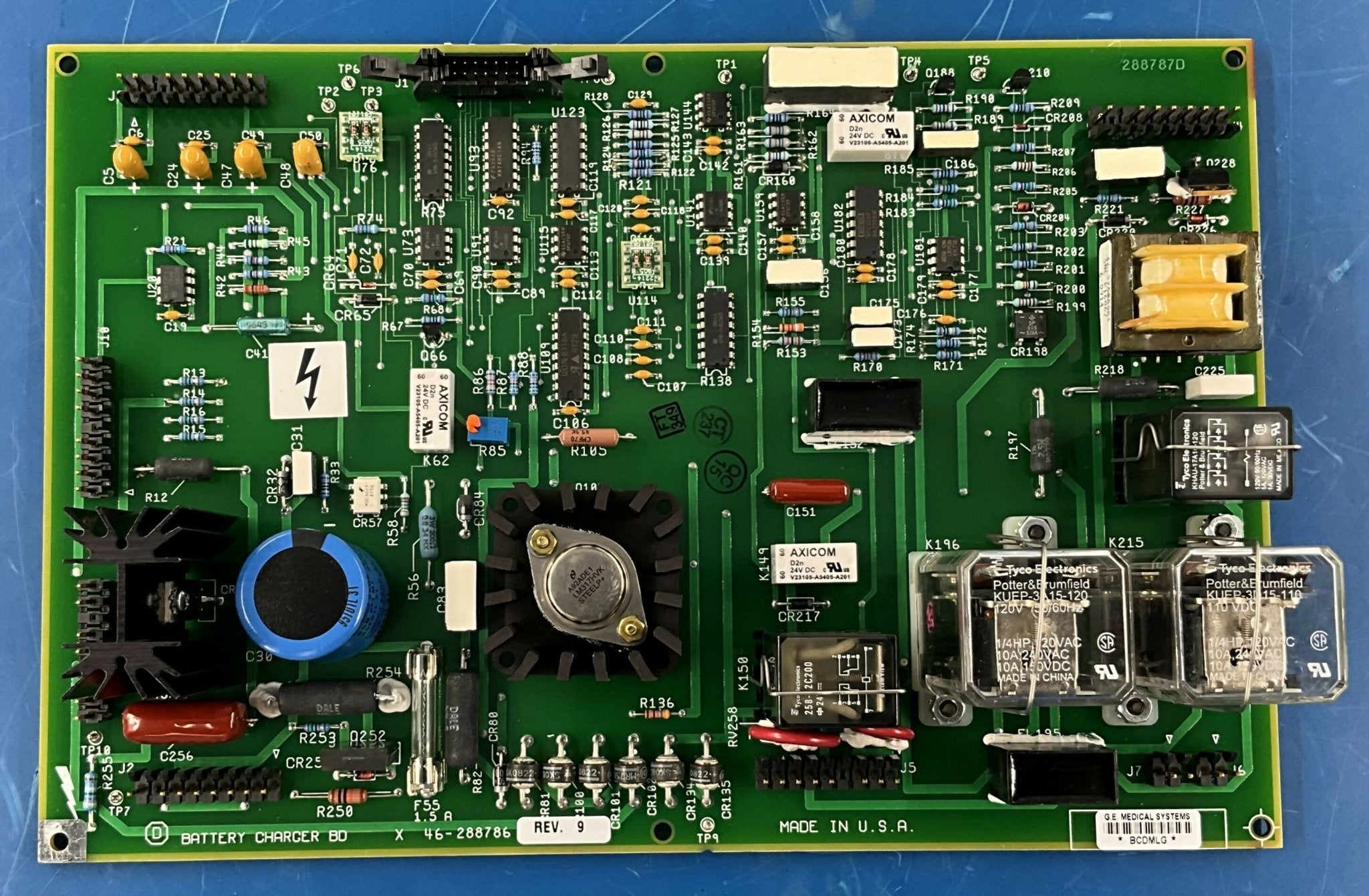 BATTERY CHARGER BOARD NEW (46-288786 G2 REV-9 GE