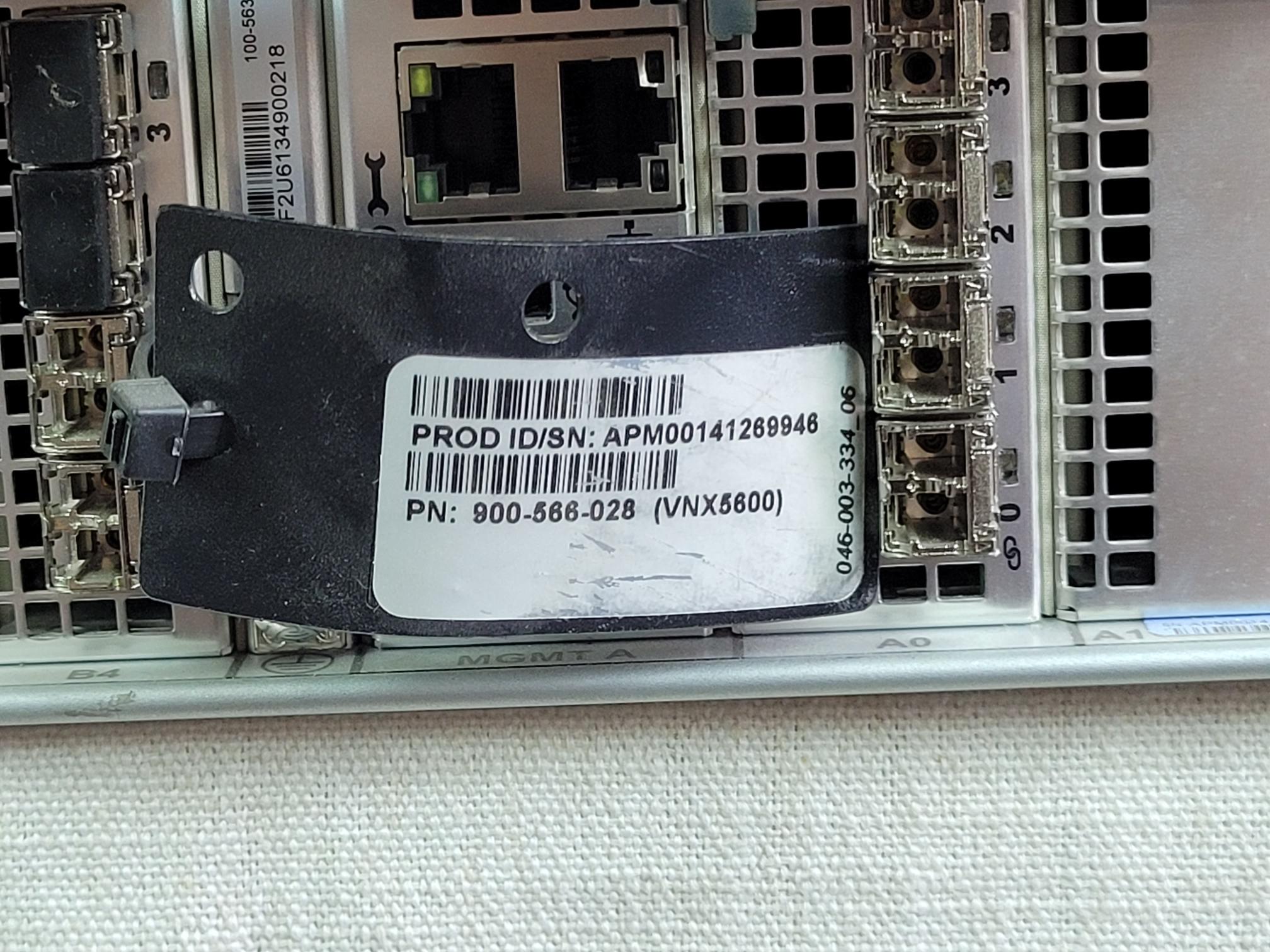 EMC VNX5600 with 2TB Flash & 40 x 300GB 15K w/ remote installation