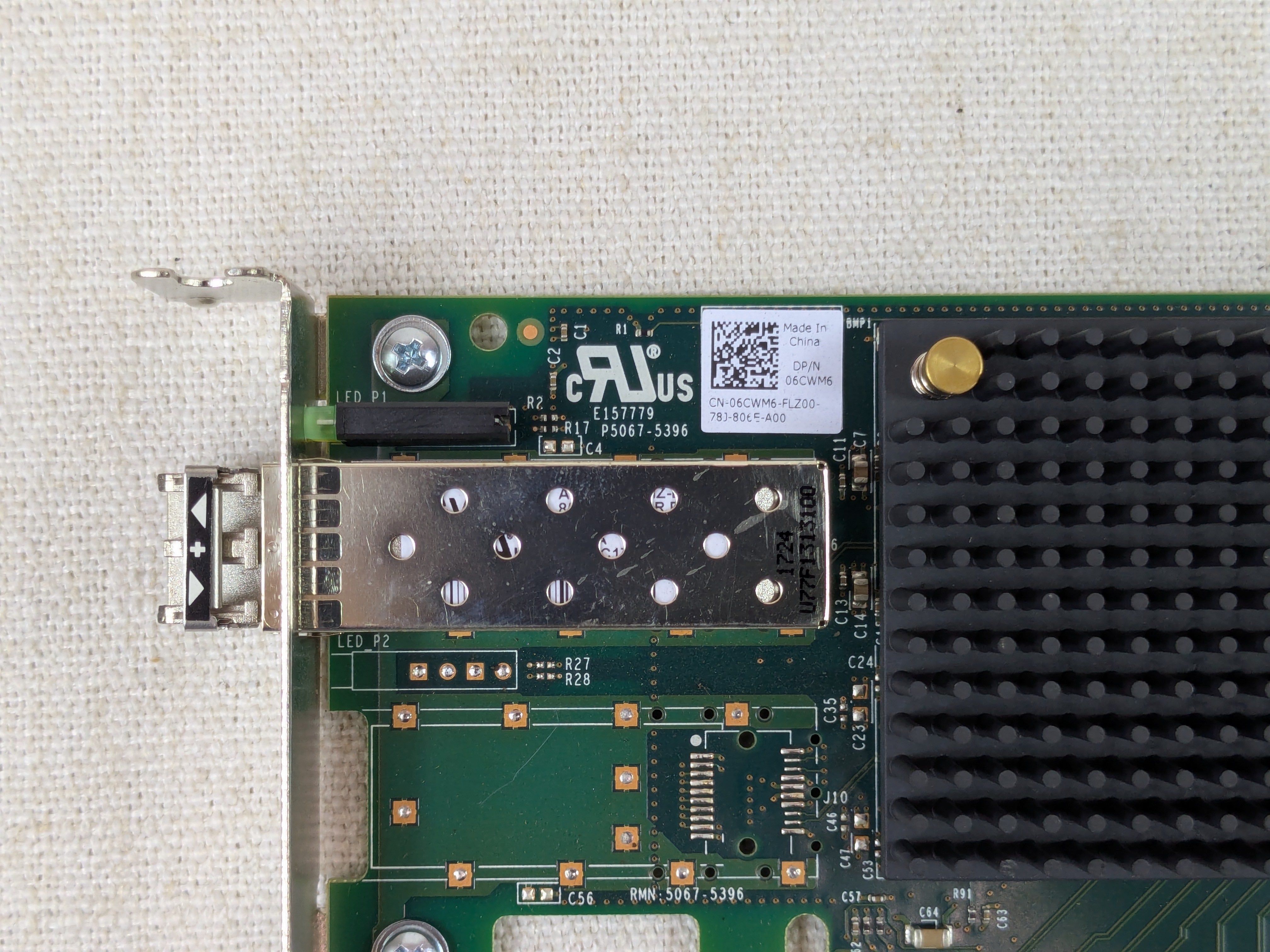 Dell 6CWM6 Emulex LPE31000 Single Port 16Gb/s Fiber Channel HBA Low Profile