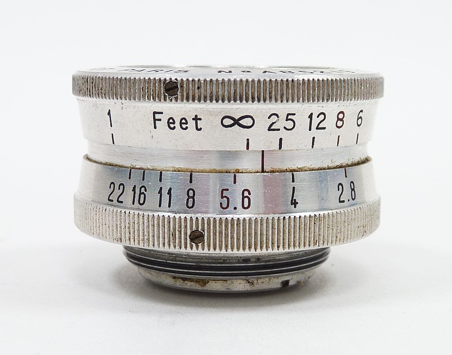 Berthiot Cinor D 15mm F2.8 C mount Lens with 20 and 40mm Extentions