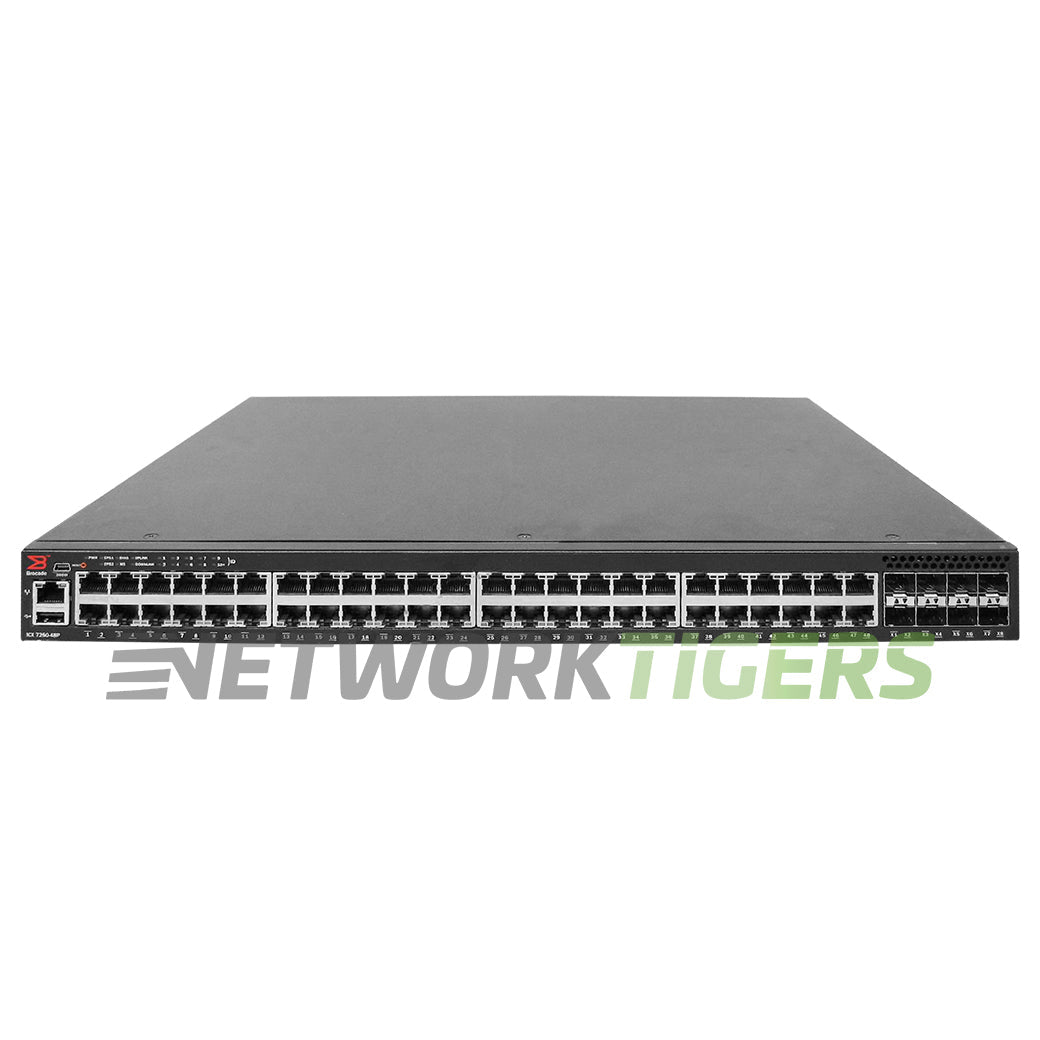 NEW Ruckus ICX7250-48P-2X10G 48x 1GB PoE+ RJ45 6x SFP 2x 10GB SFP+ S-B Switch