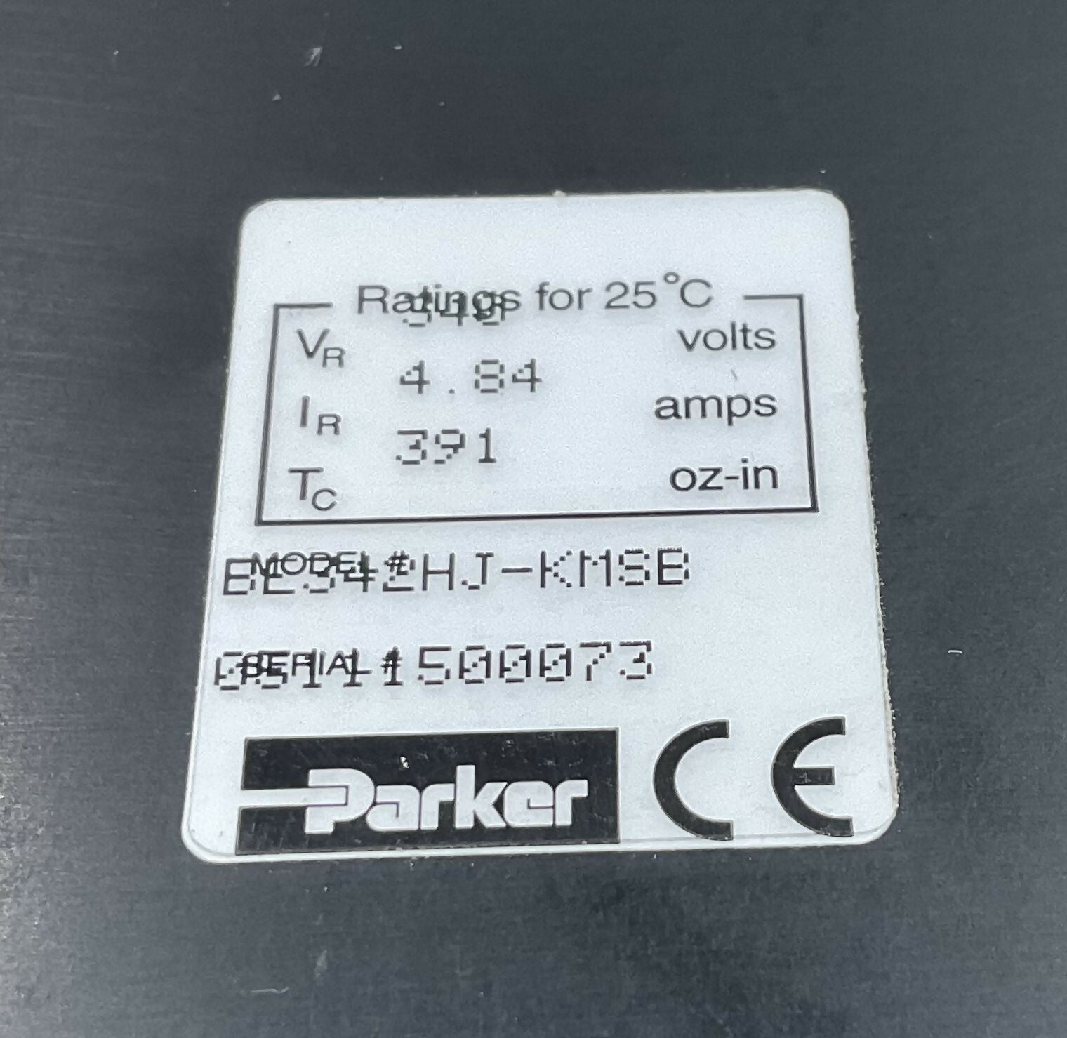 BRUSHLESS SERVO MOTOR (BE342HJ-KMSB SIEMENS/PARKER