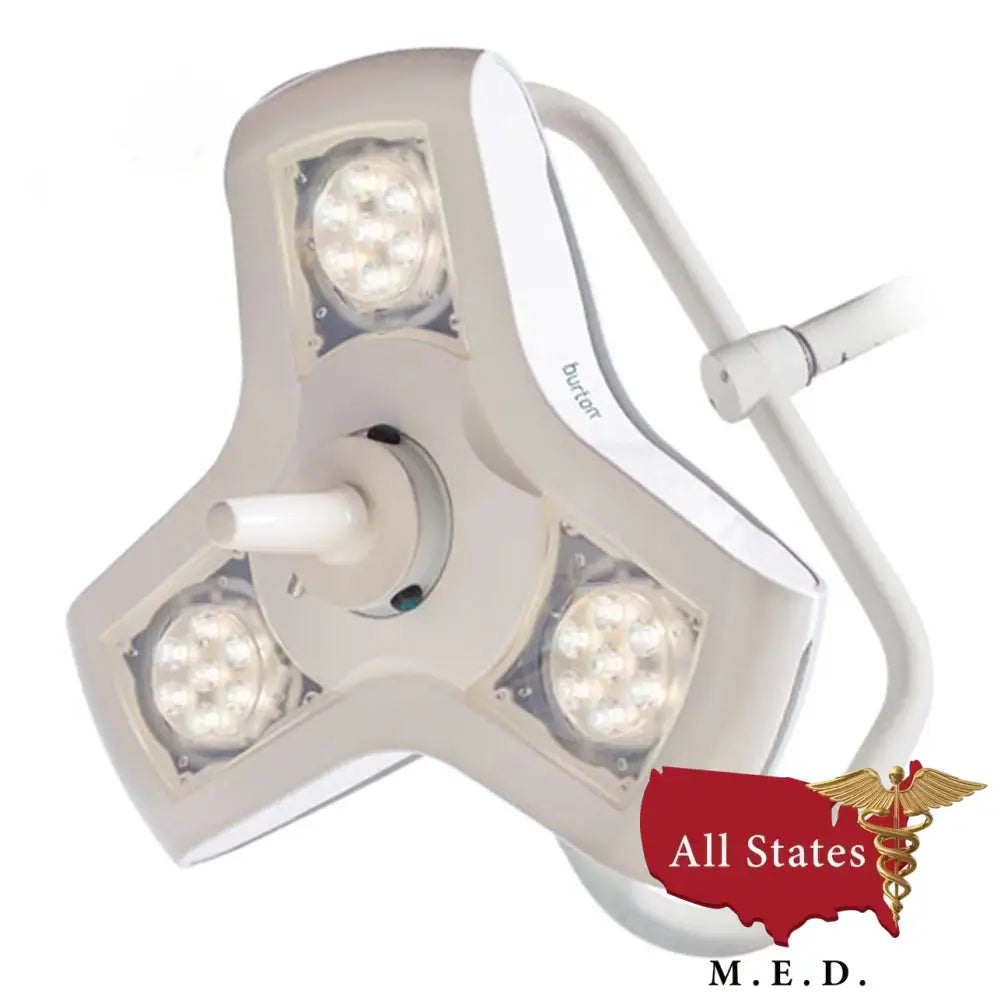 Burton Medical AIM® HI LED Dual Exam Light ALED070 Ceiling Mount BRAND NEW