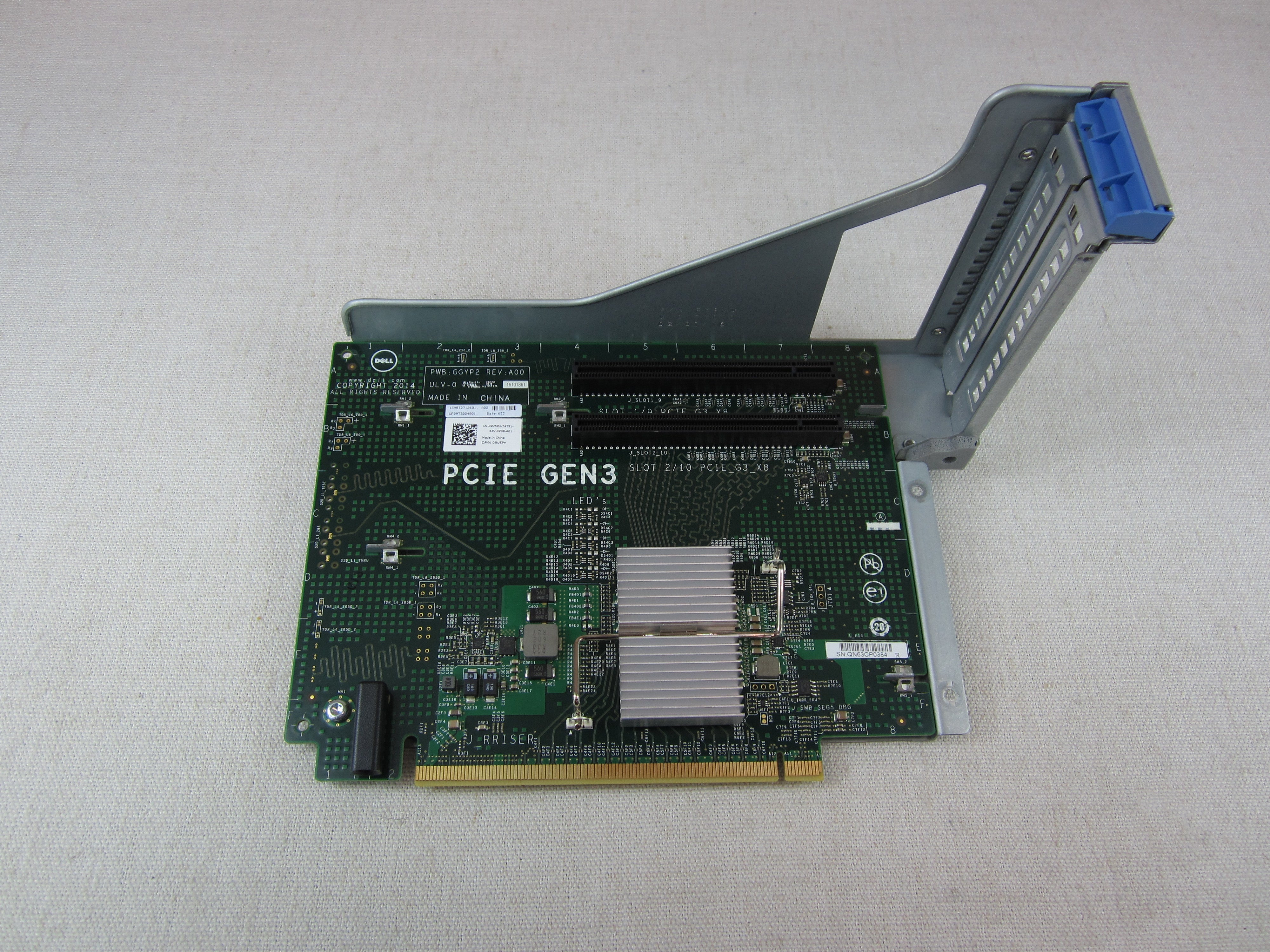 Dell 9V5PH Right 2 x8 PCIe Riser Card Assembly for PowerEdge R930