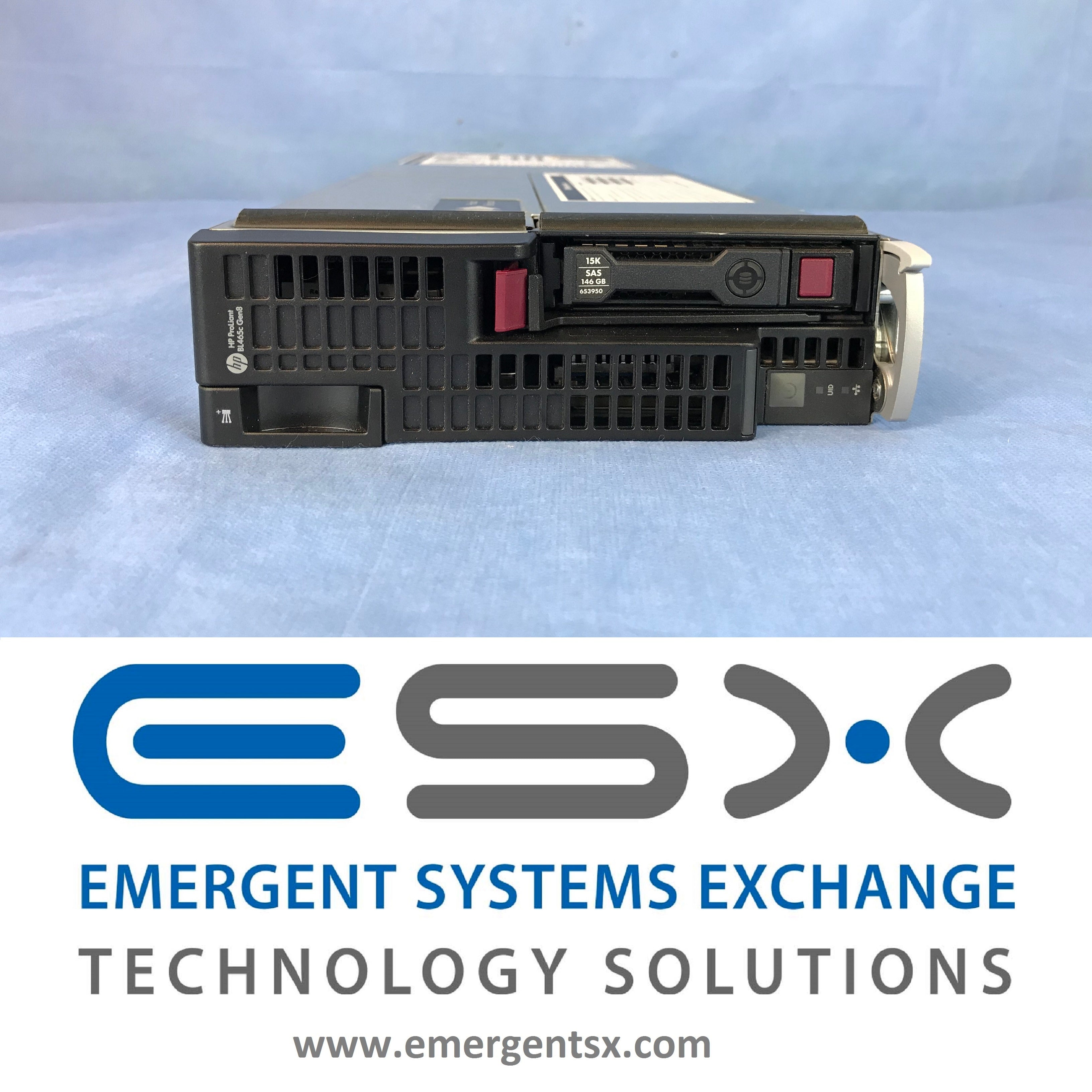 HP 634975-B21 BL465c G8 Blade Server 2x AMD 6378 @ 2.4GHz 96GB RAM 2x 146GB 15k