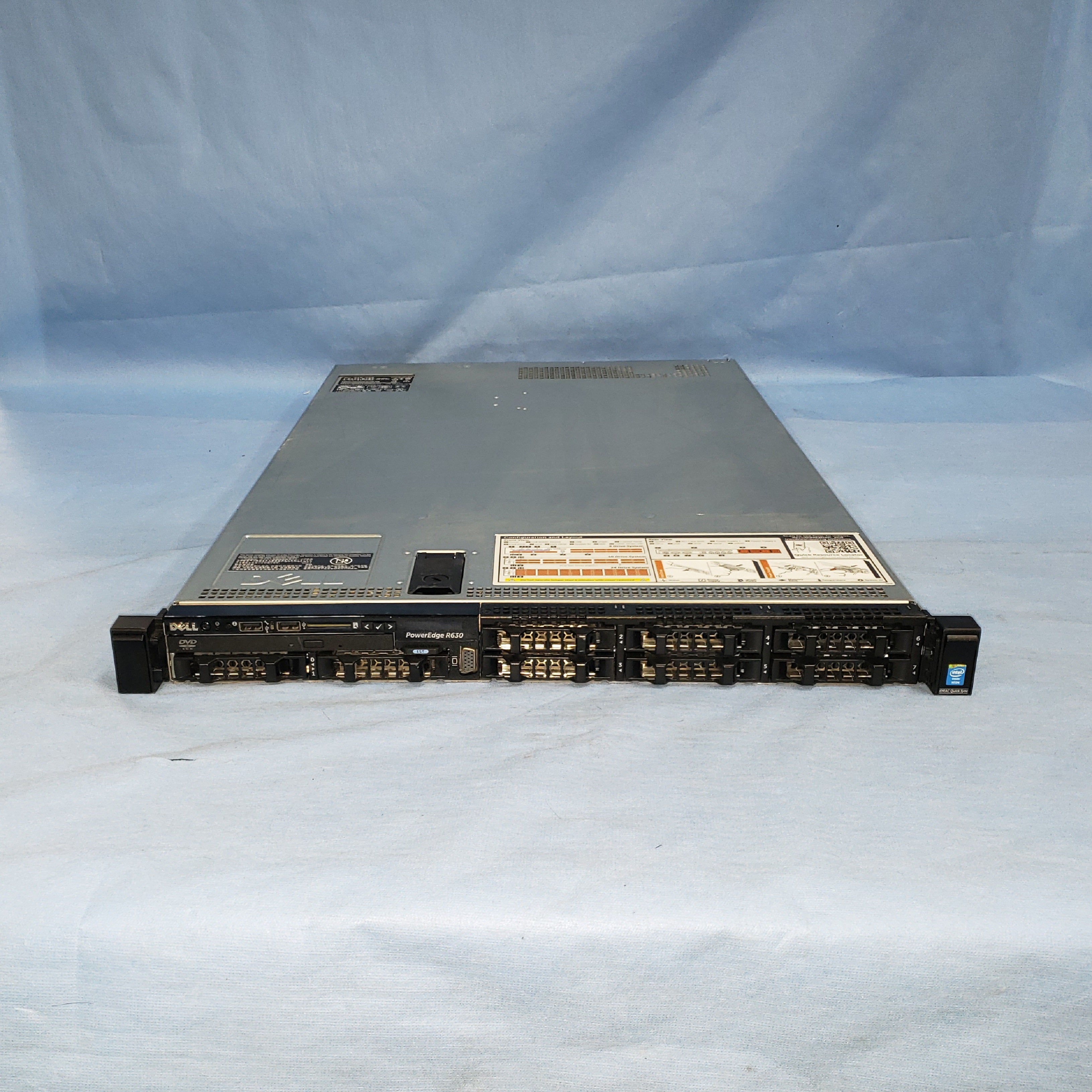 Dell PowerEdge R630 2x 12Core E5-2680v3 @ 2.5GHz, 512GB RAM, H730, 4x GbE, iDRAC