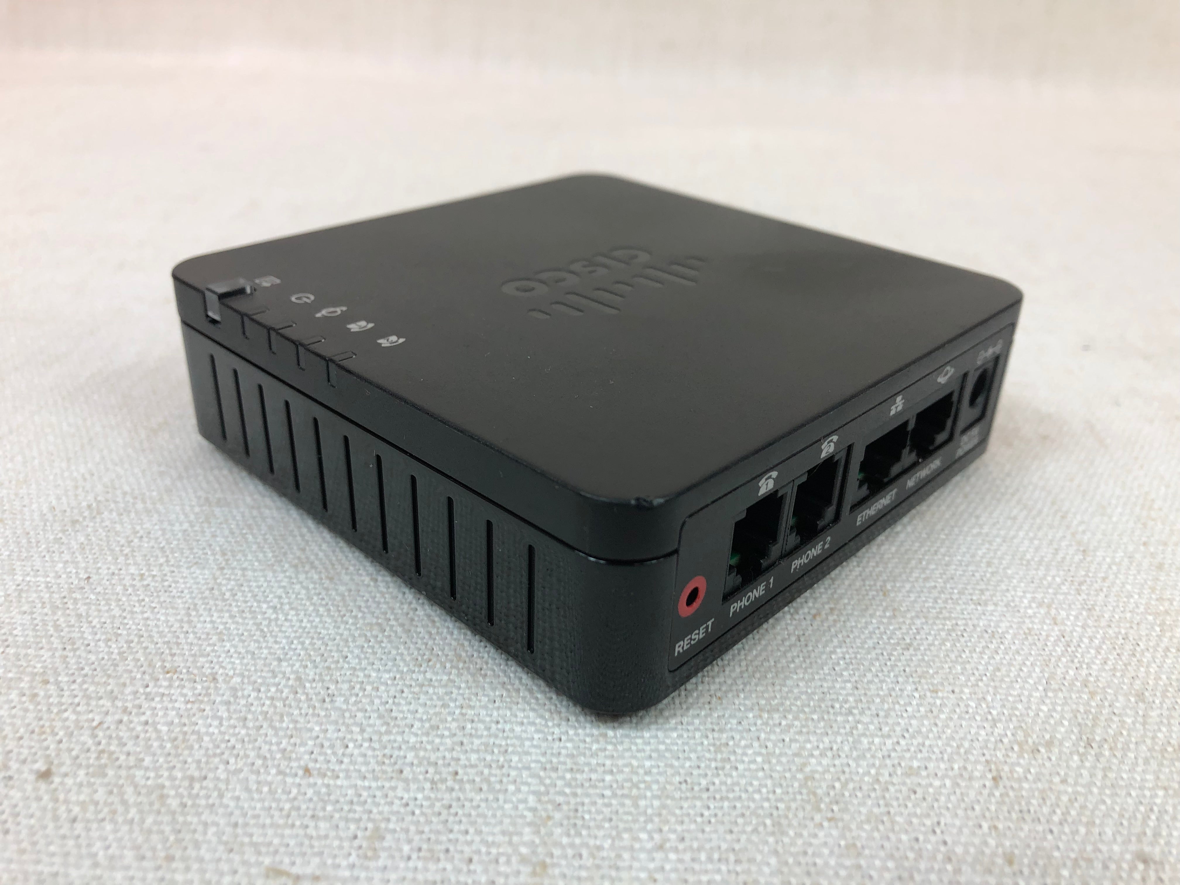 Cisco ATA192-3PW-K9 2 Port Multiplatform Analog Telephone Adapter w/ AC