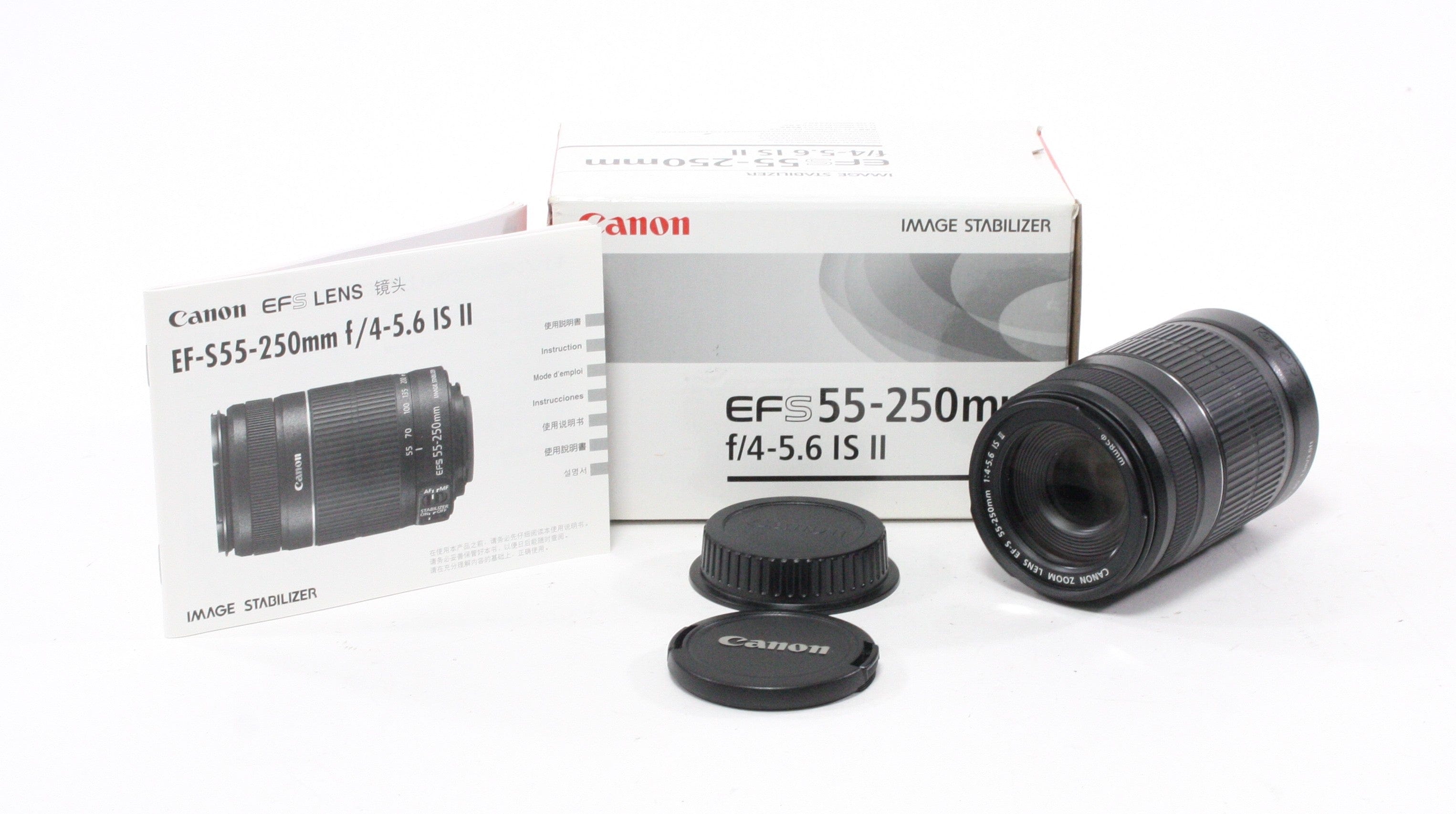 Canon 55-250mm f/4-5.6 IS II Lens for Canon EF Mount