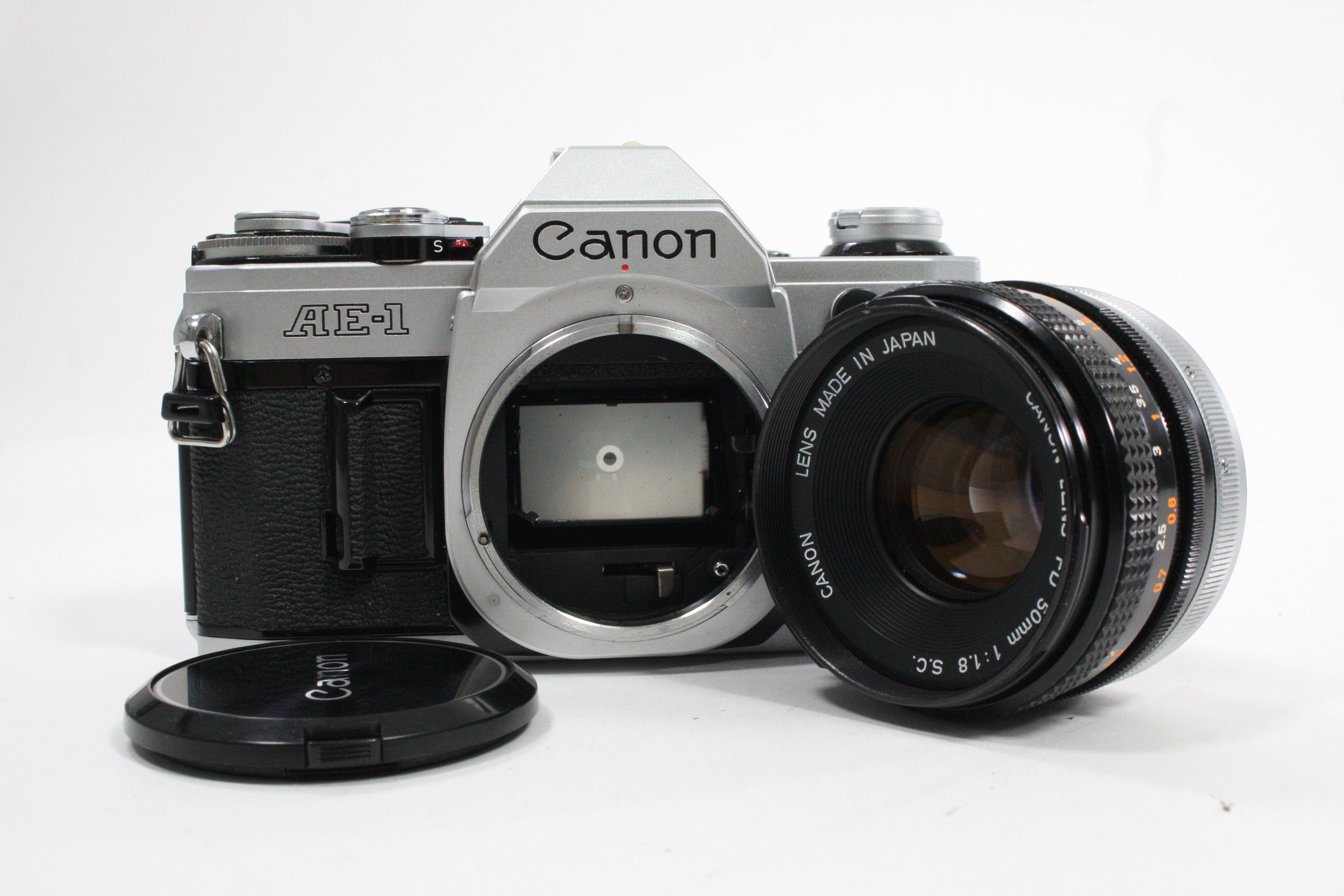 Canon AE-1 35mm SLR Camera with 50mm f/1.8 SC Lens