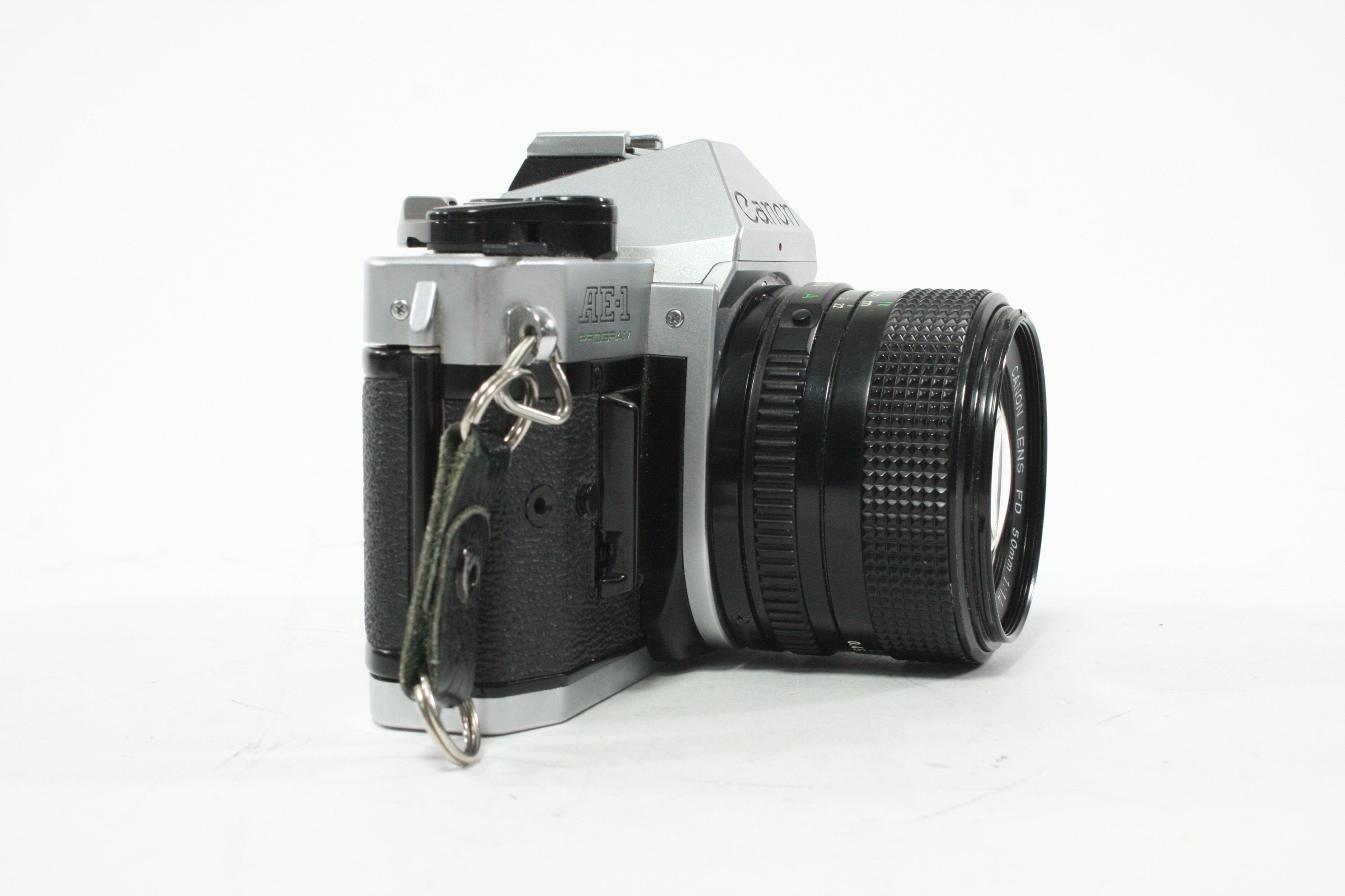 Canon AE-1 Program 35mm SLR Camera with 50mm f/1.4 FD Lens