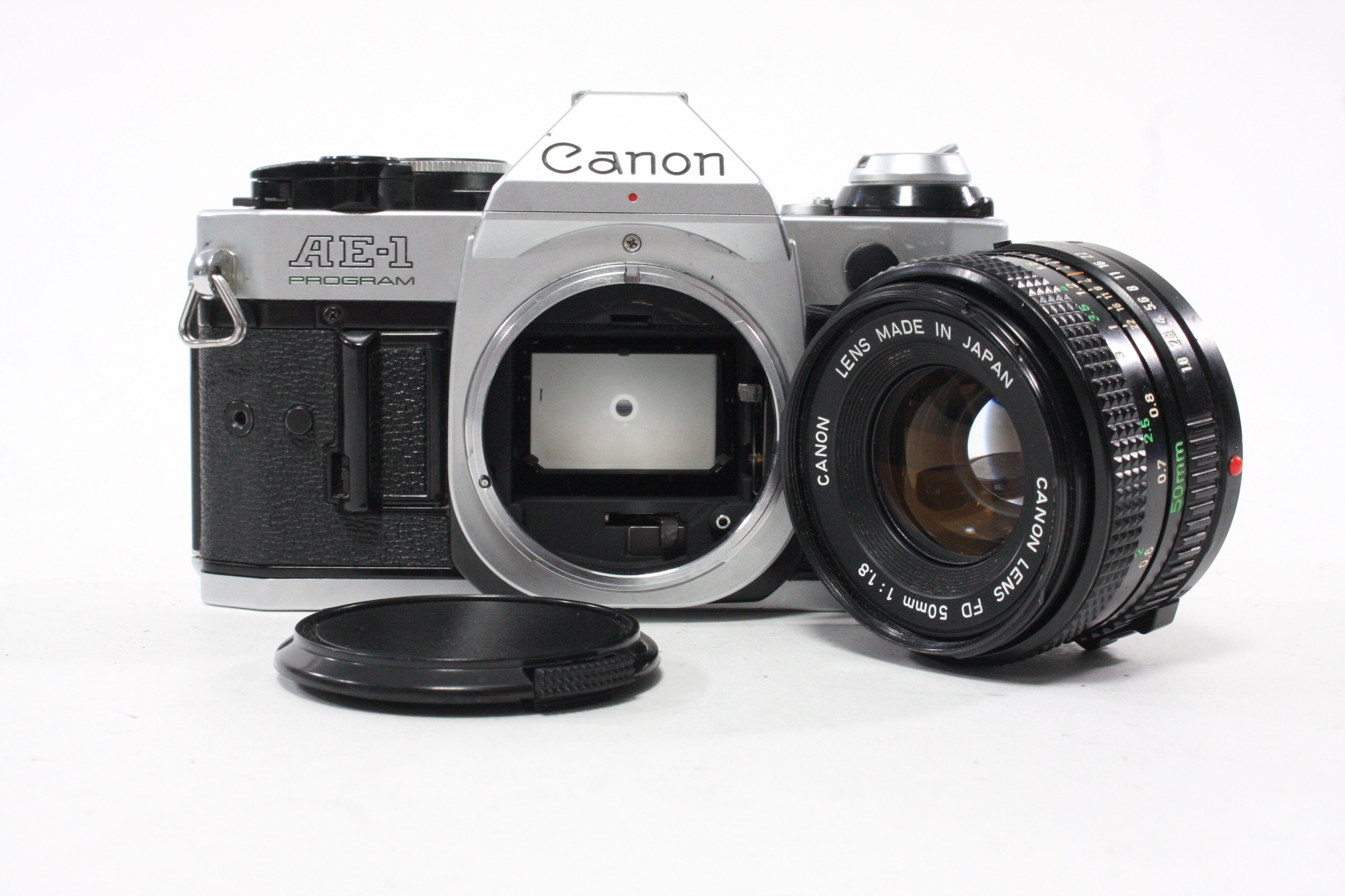 Canon AE-1 Program 35mm SLR Camera with 50mm f/1.8