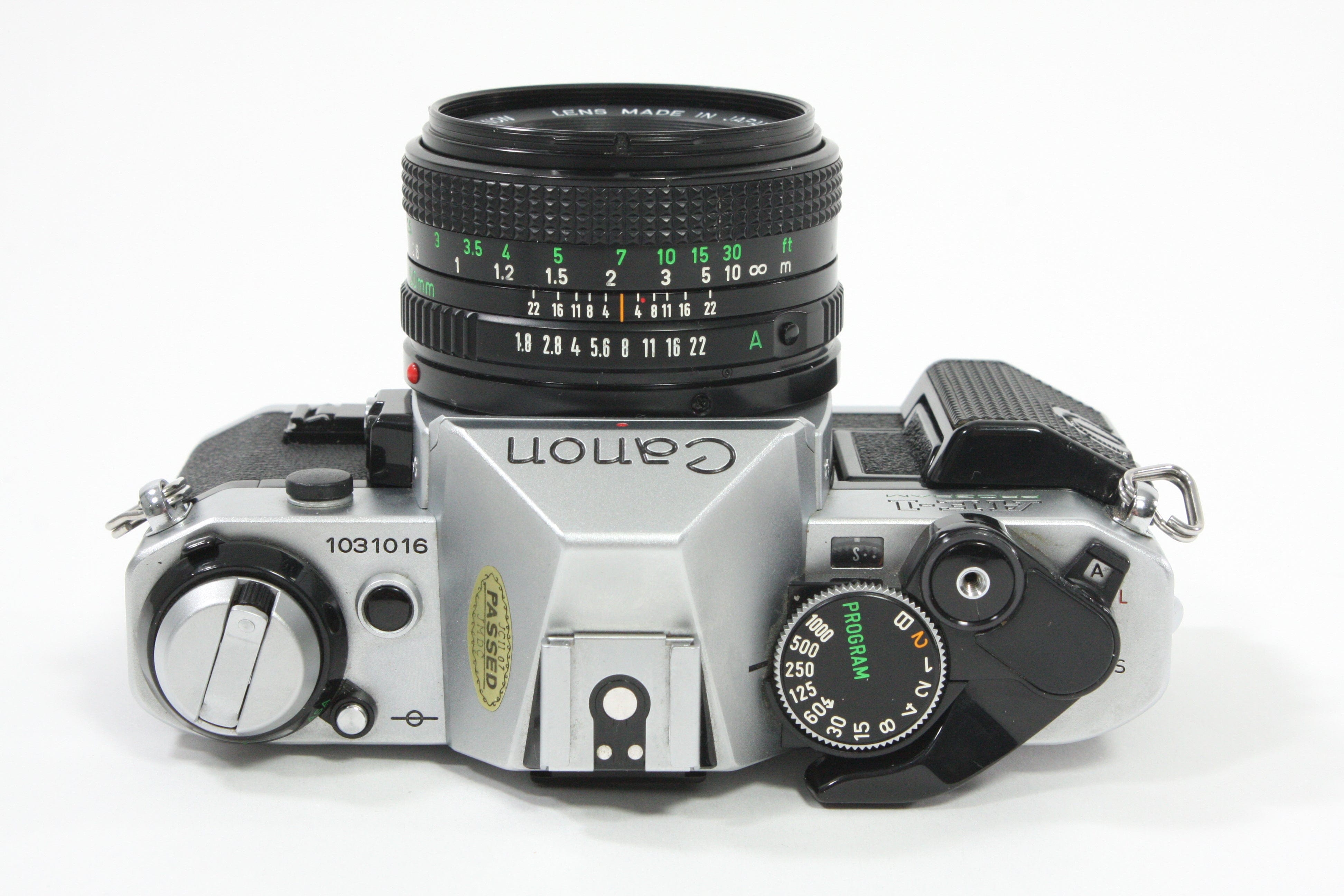 Canon AE-1 Program with 50mm F1.8 Lens