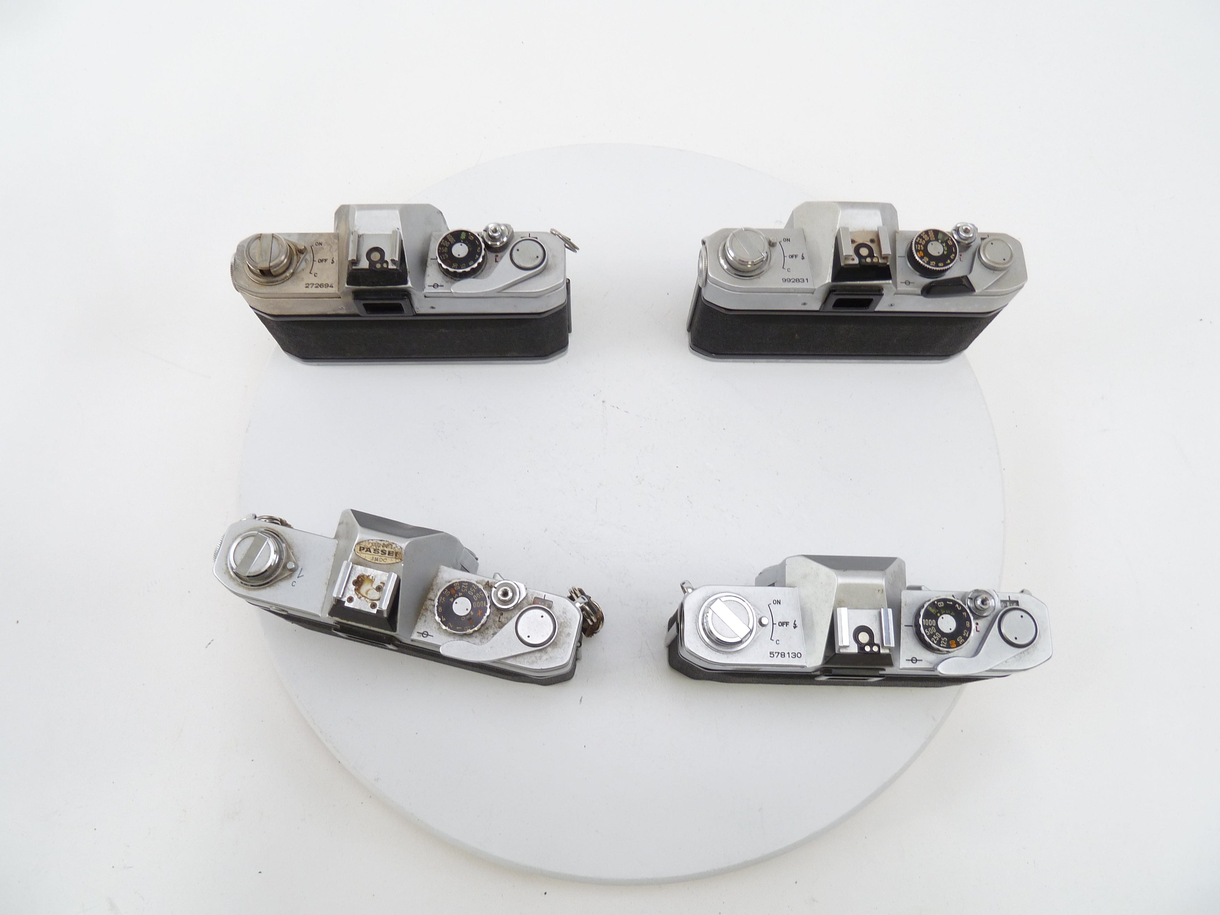 Canon Chrome FTB and FT Camera Bodies being sold AS IS for PARTS ONLY