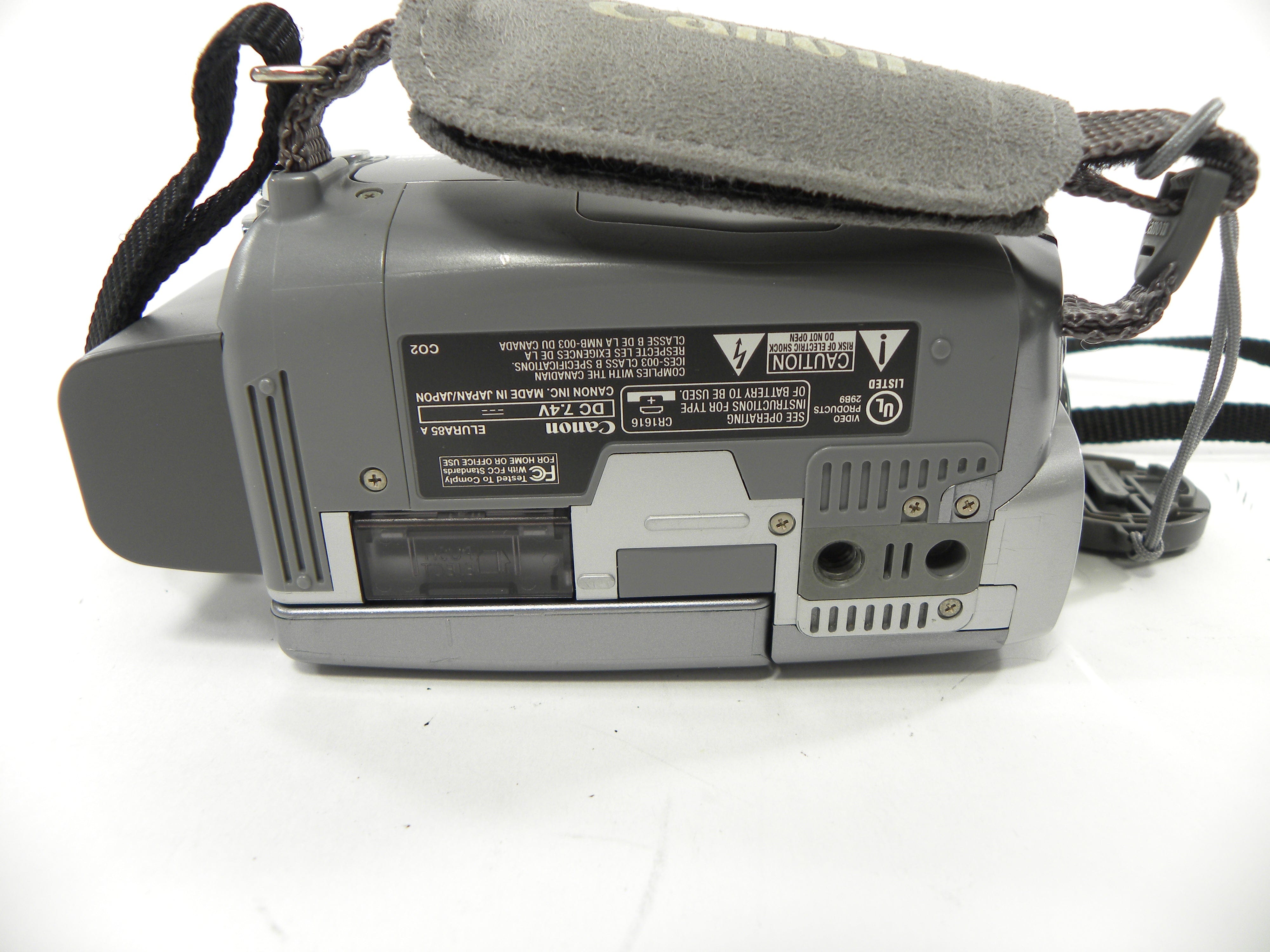 Canon Elura 85 MiniDV Digital Viedo Camcorder AS IS