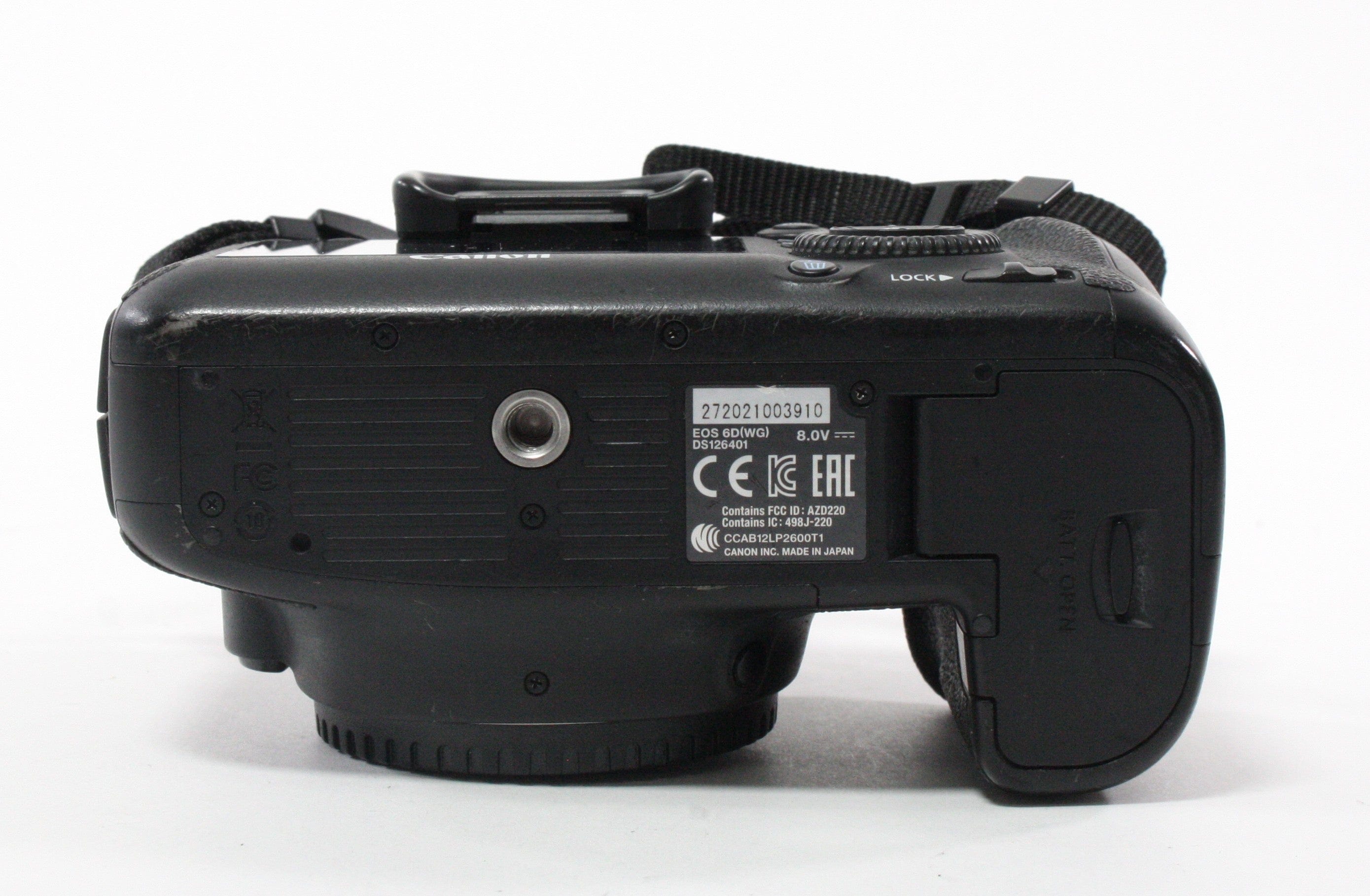Canon EOS 6D DSLR with Shutter Count 28,258