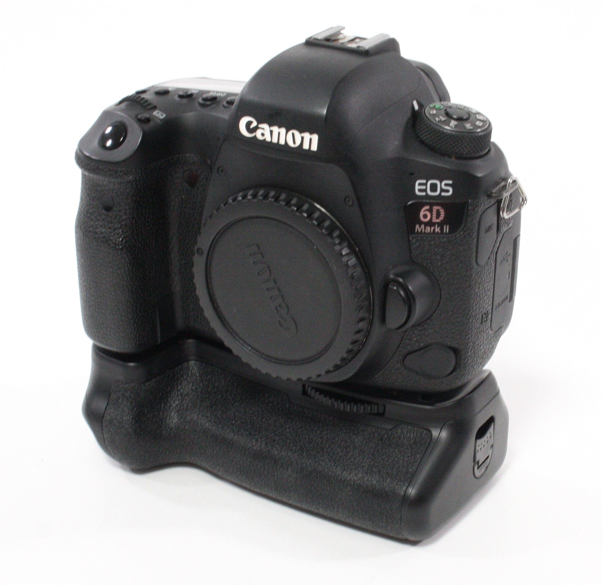 Canon EOS 6DII Digital SLR Body with Shutter Count 155,147 Incl Vivitar Battery Grip