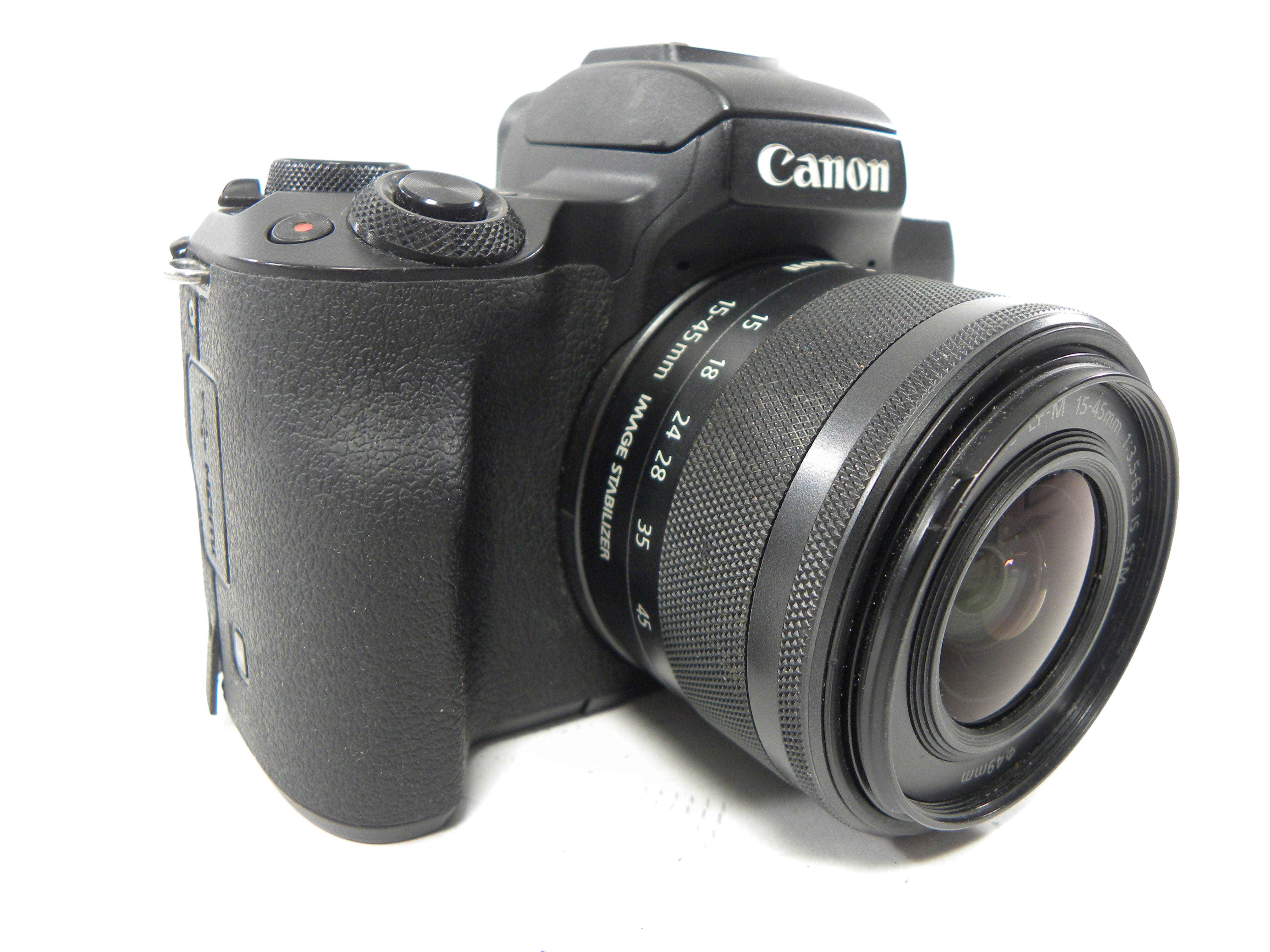 Canon EOS M50 Mark II 24.1mp Mirrorless Digital w/EF-M 15-45 IS STM AS IS Read?