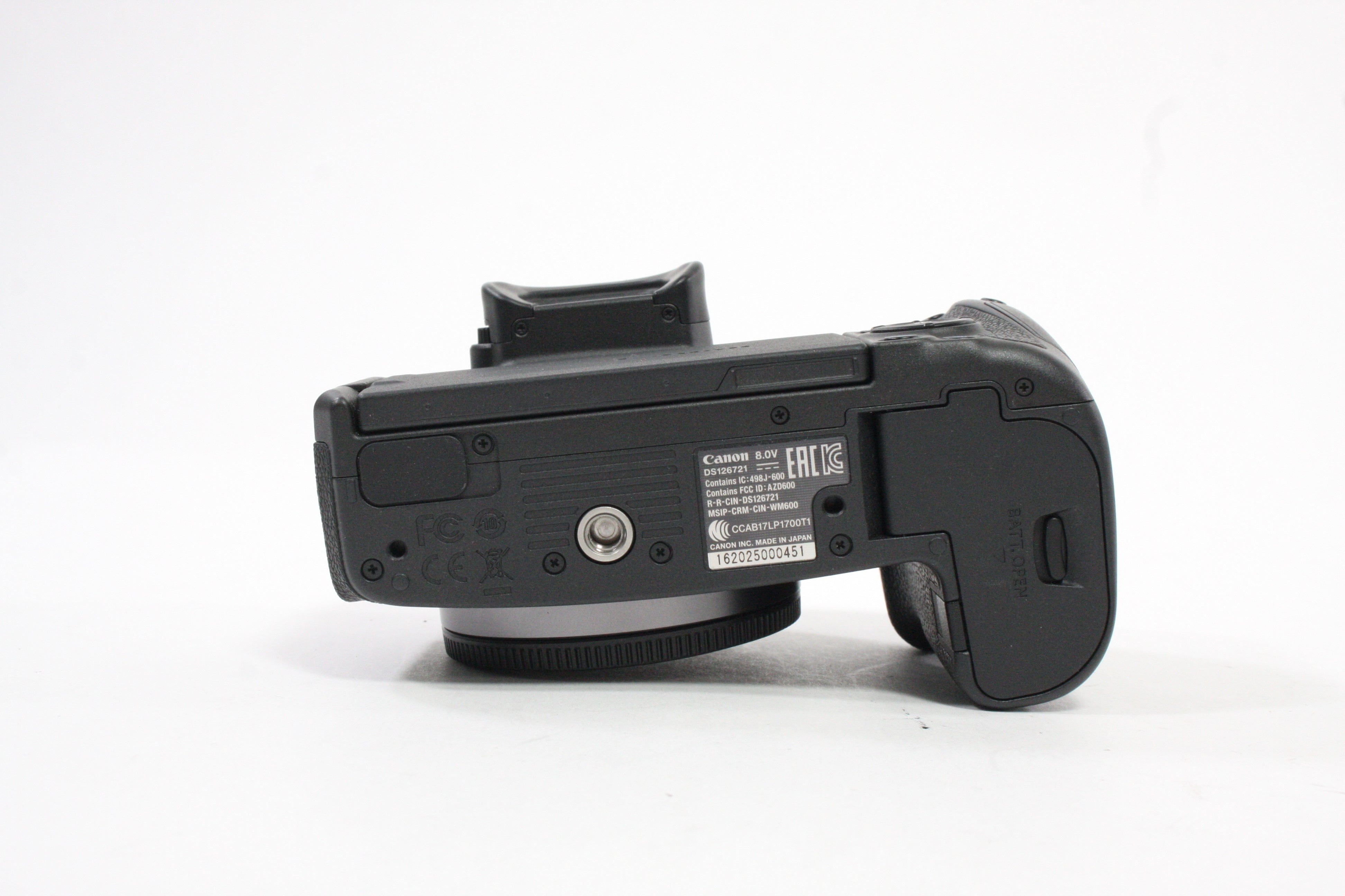 Canon EOS R Mirrorless Camera Body with a Shutter Count 15,000