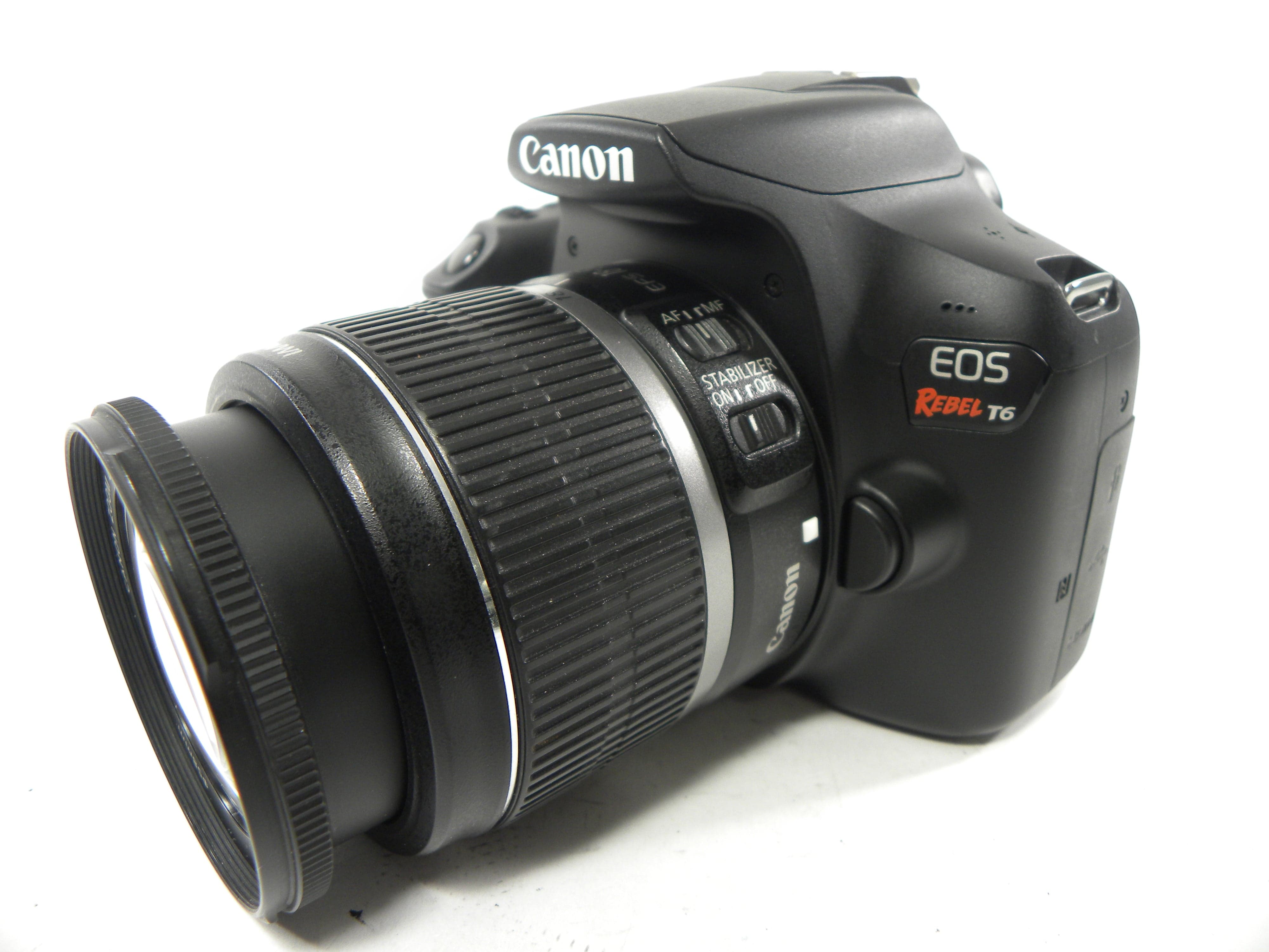 Canon EOS Rebel T6 18mp Digital SLR w/EF-S 18-55 IS Shutter Ct. 9,825