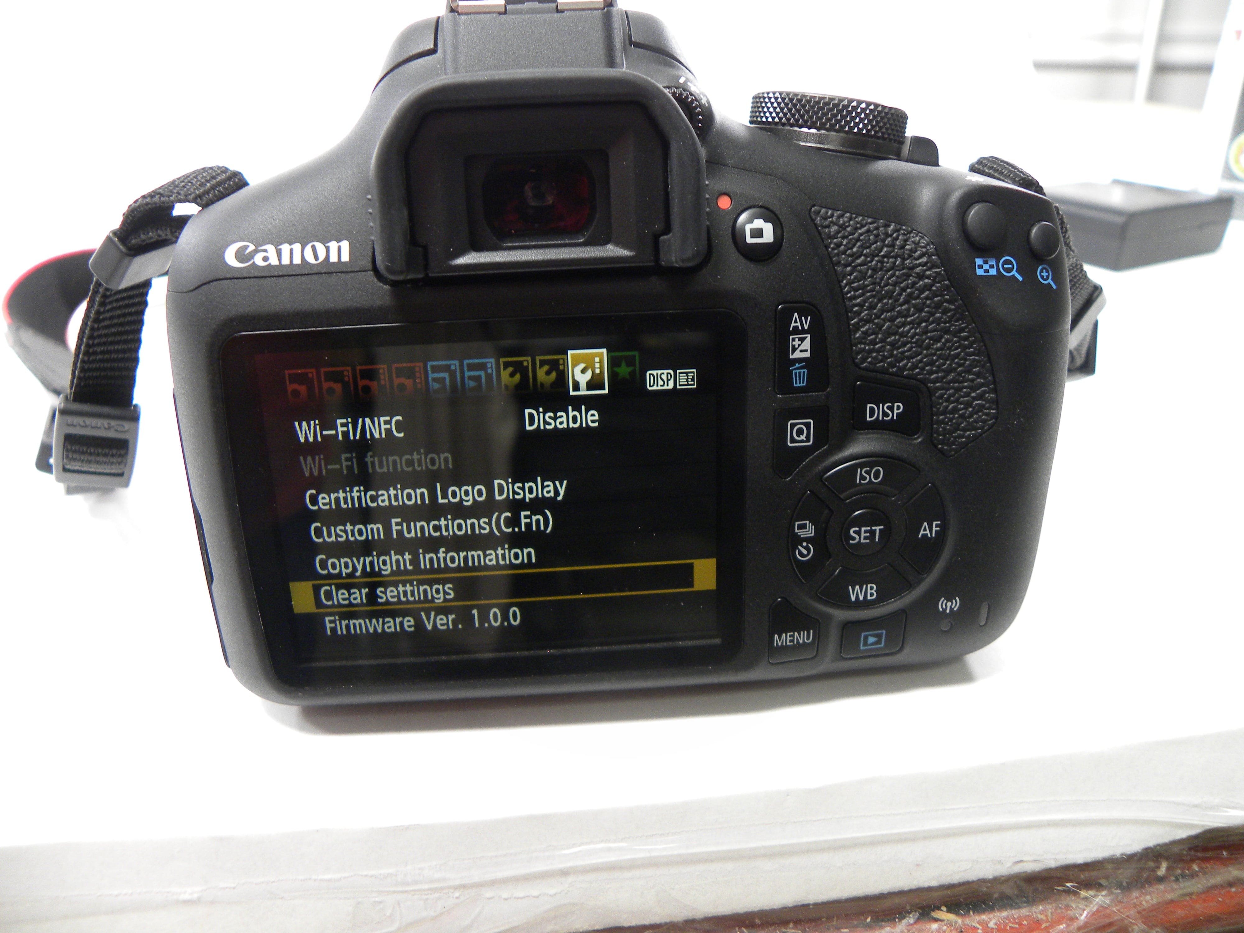 Canon EOS Rebel T7 24.1mp Digital SLR w/EF-S 18-55 IS II Shutter Ct. 214