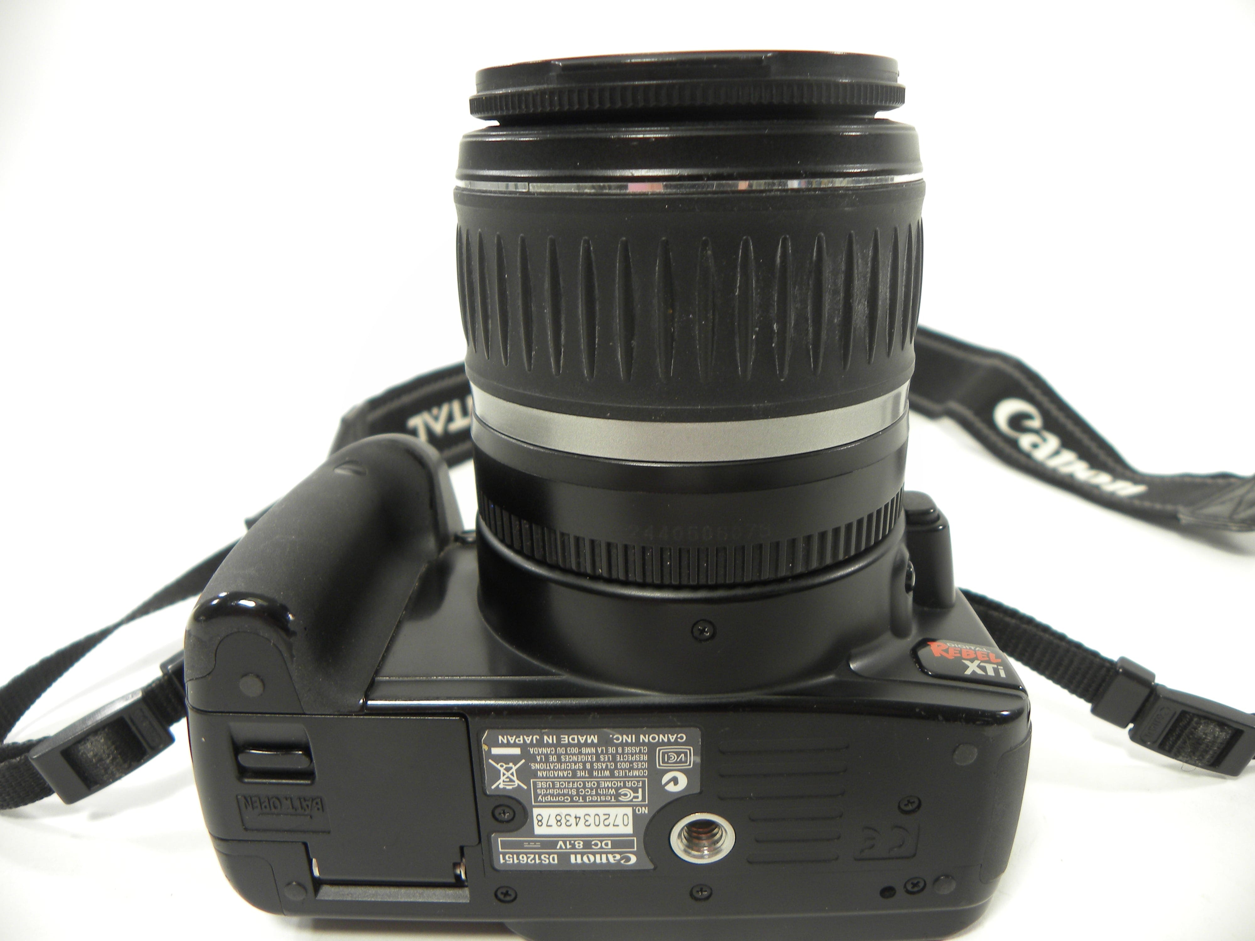 Canon EOS Rebel XTi 10.1mp Digital SLR w/EF-S 18-55mm f3.5-5.6 II