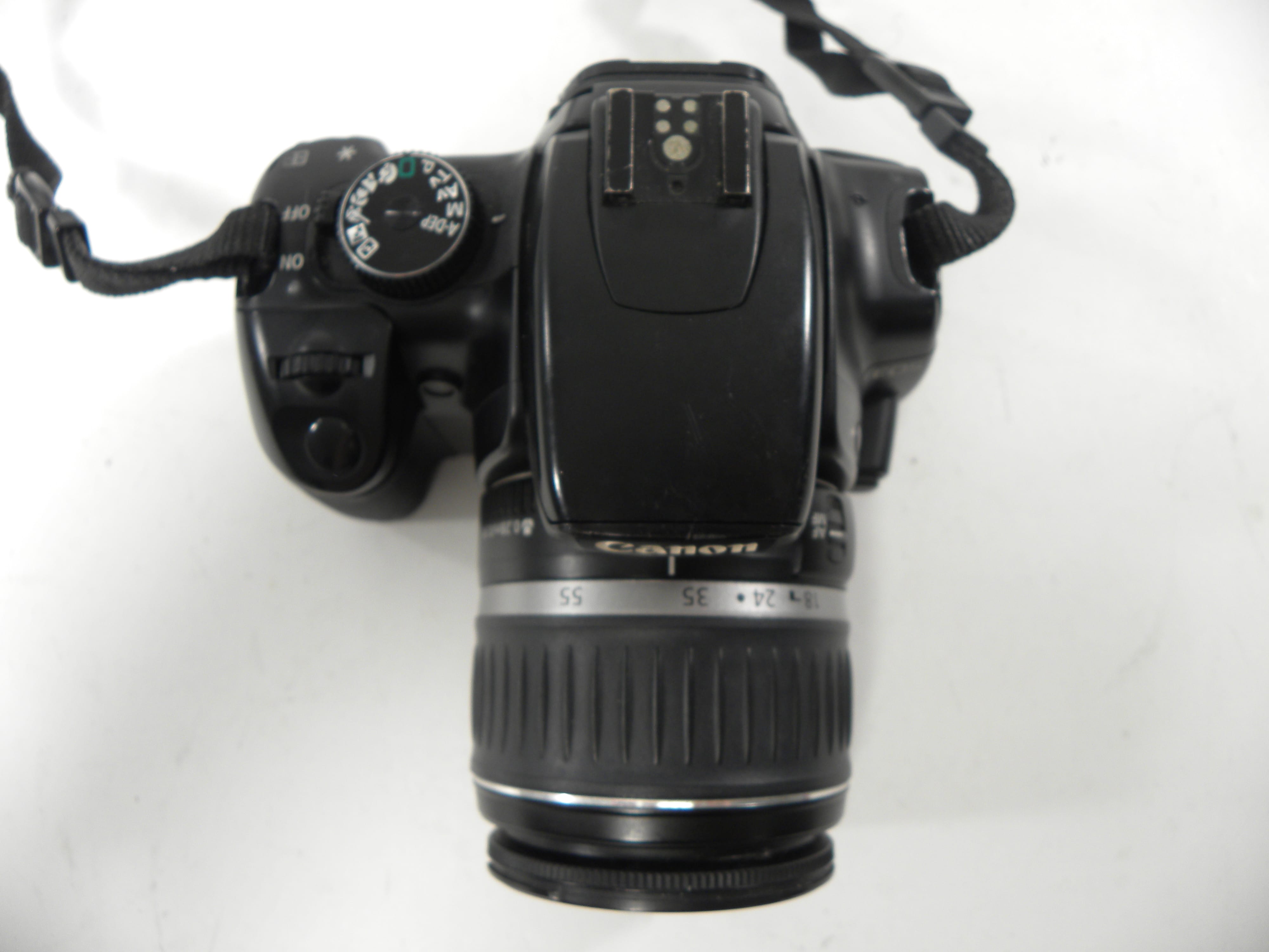 Canon EOS Rebel XTi 10.1mp digital SLR w/EF-S 18-55mm f3.5-5.6 II