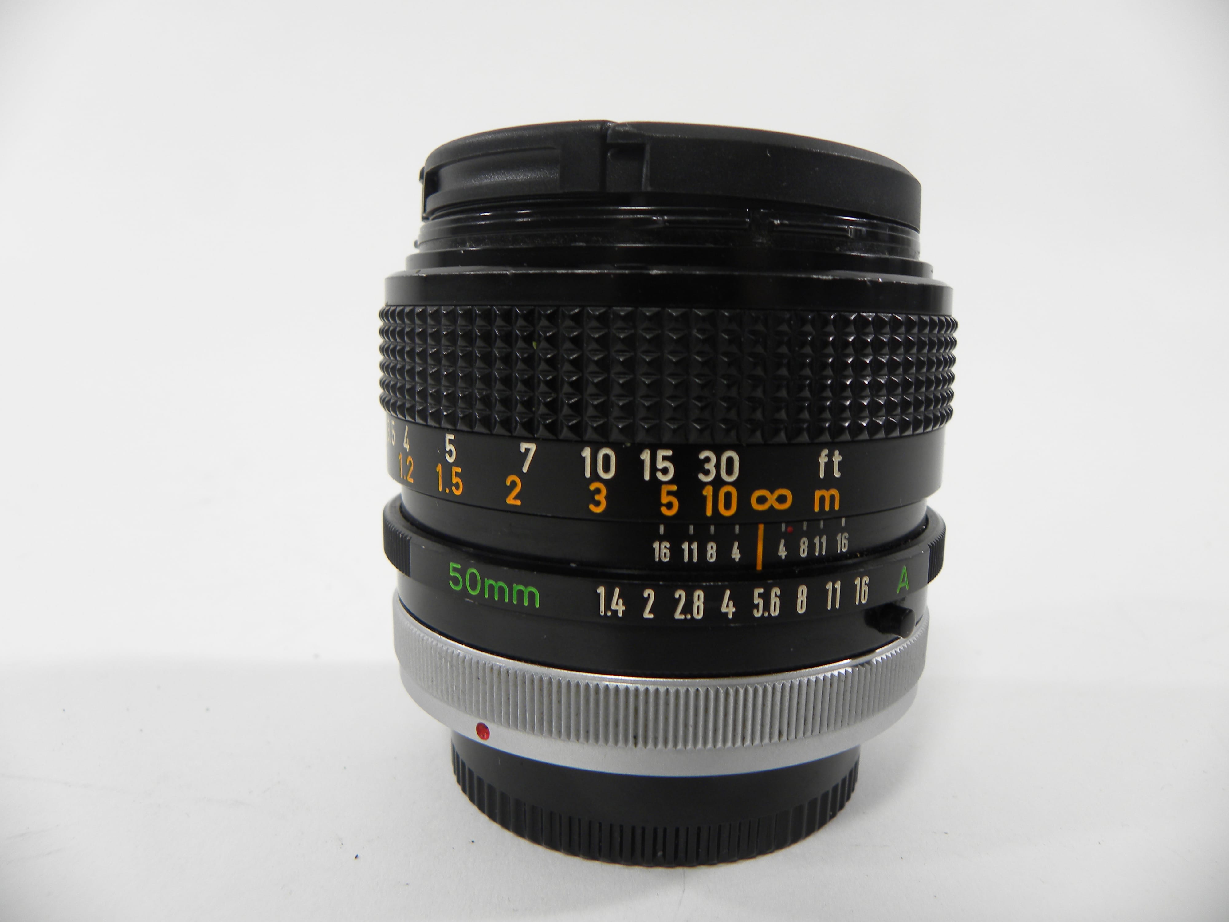 Canon FD 50mm f1.4 S.S.C. lens