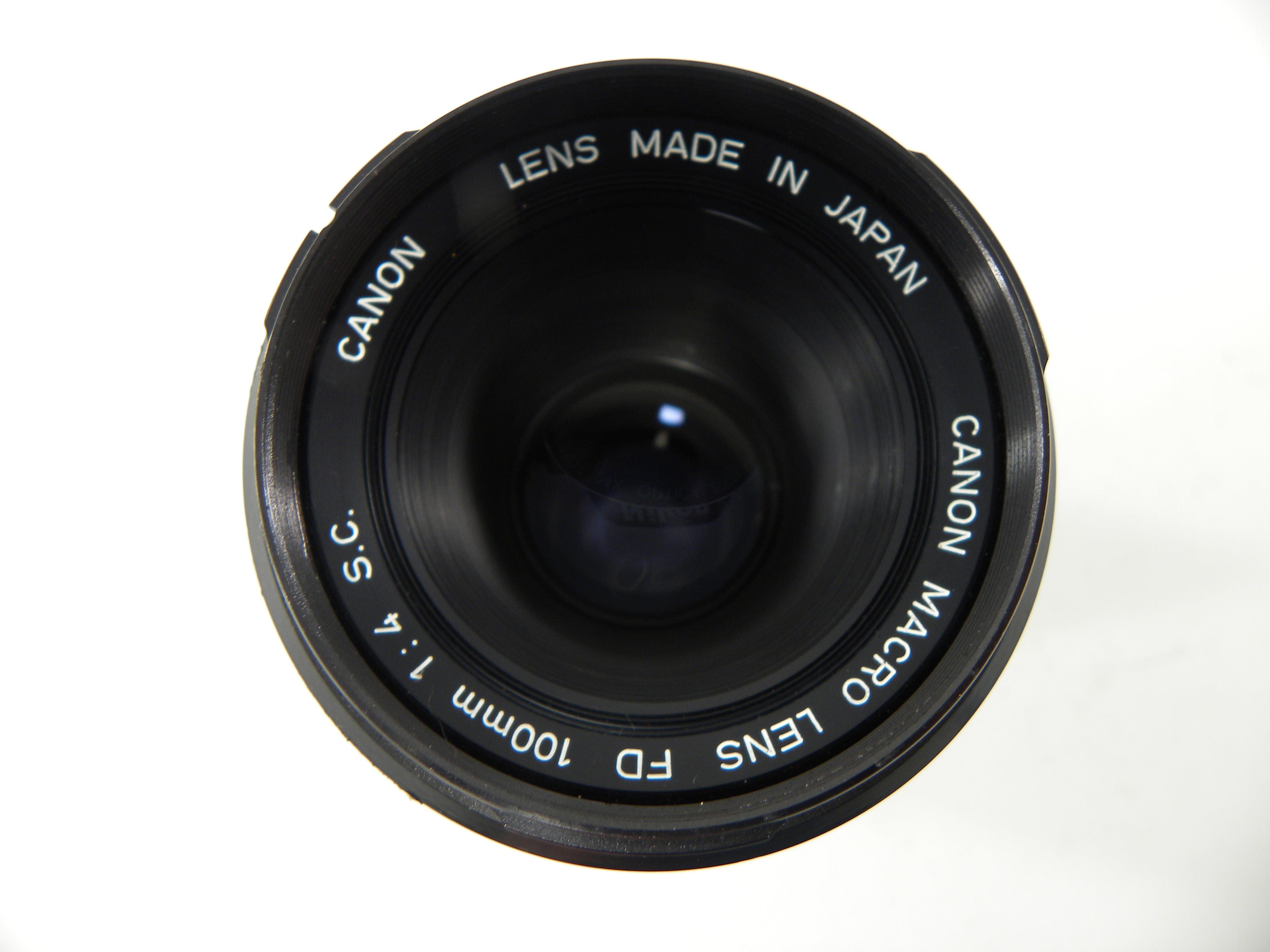 Canon FD Macro 100mm f4 S.C.