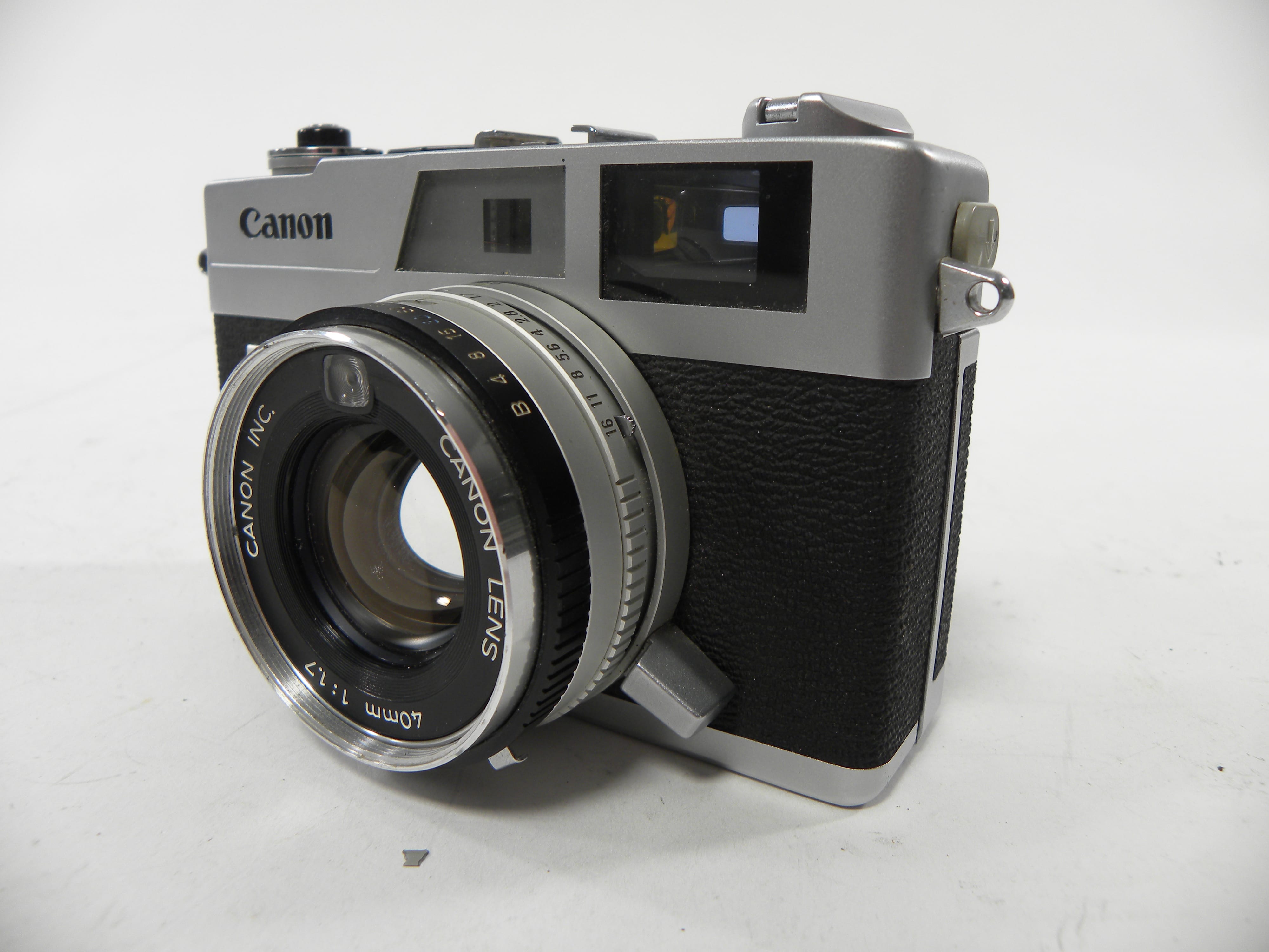 Canon G-III Canonet QL-17 35mm camera
