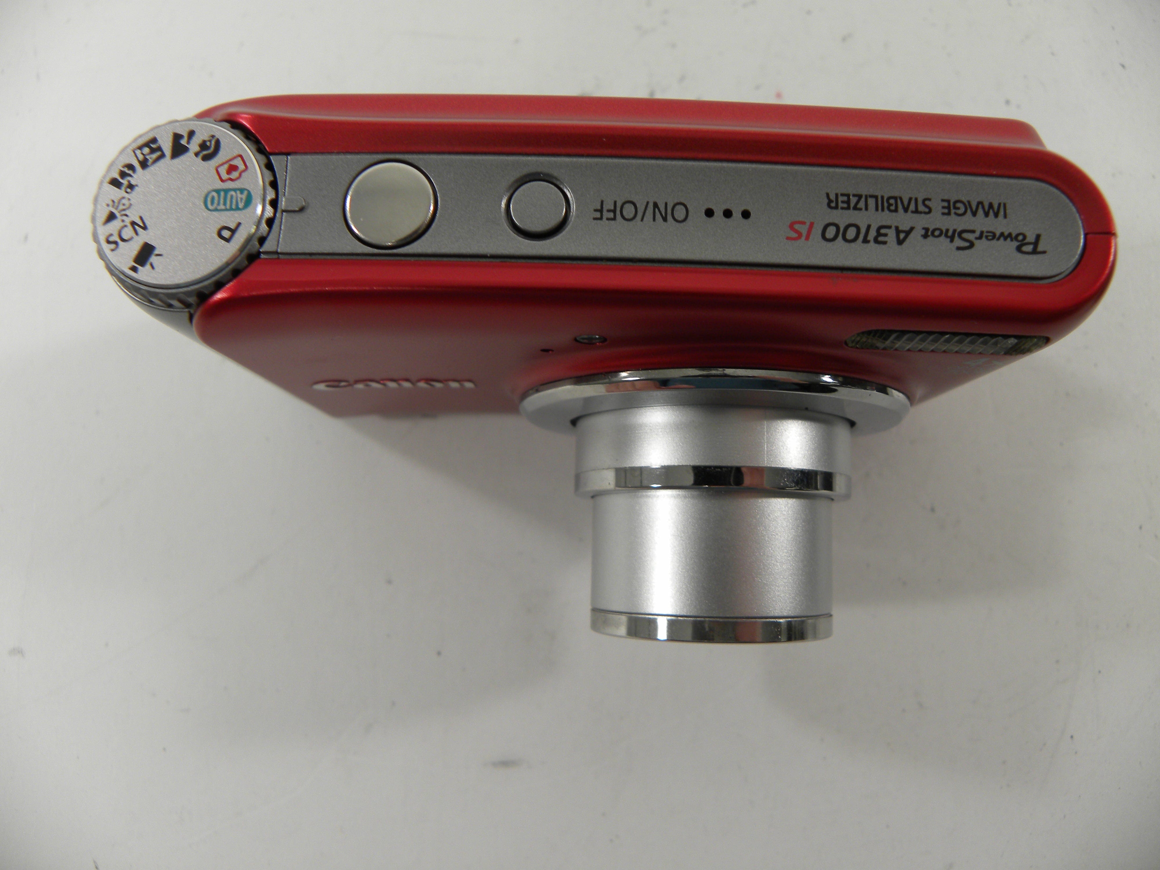 Canon Power Shot A3100 IS 12.1mp Digital Camera (Red)